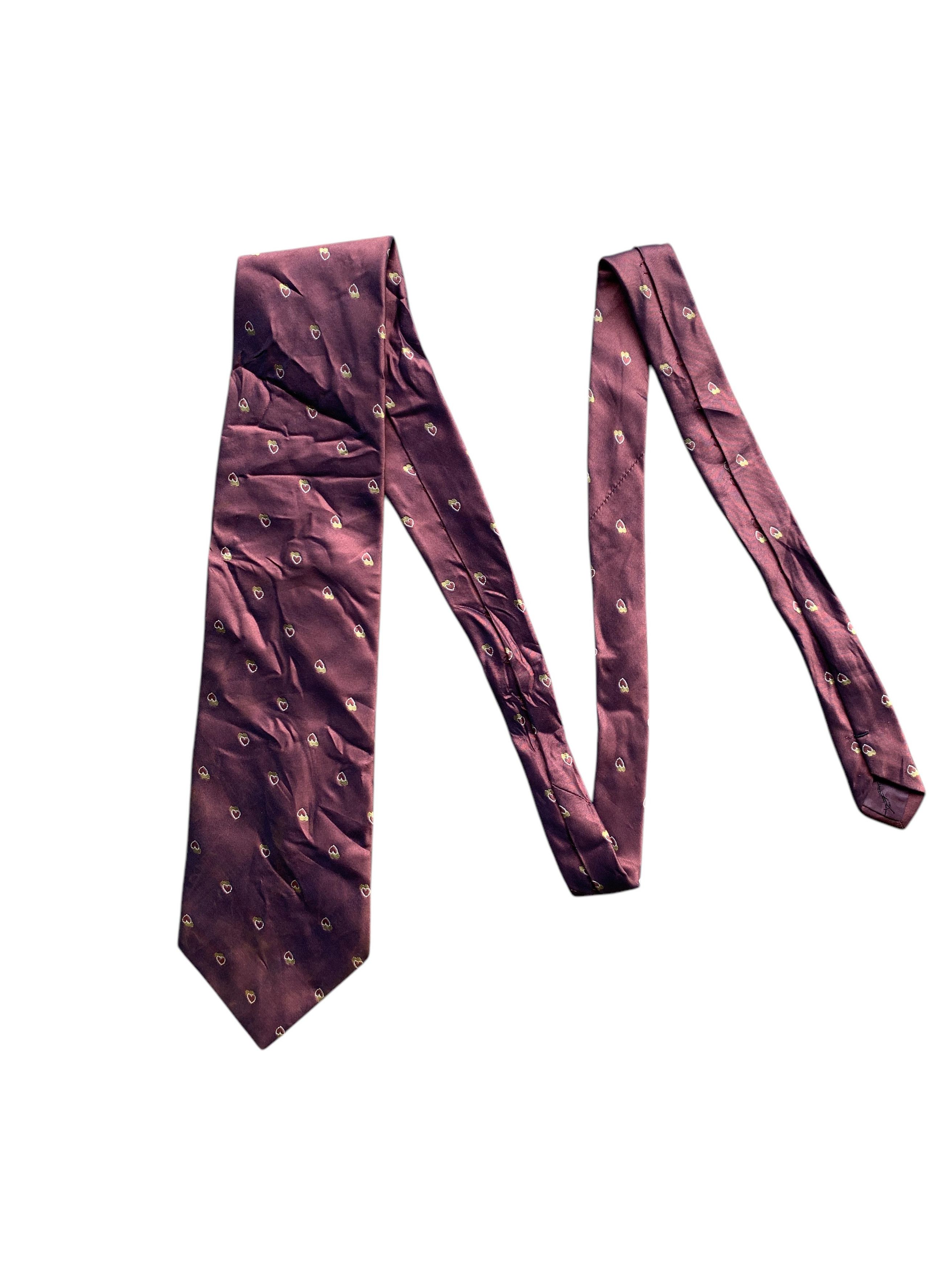 Yves Saint Laurent Yves Saint Laurent Monogram Vintage YSLSatin Tie Size ONE SIZE - 3 Thumbnail