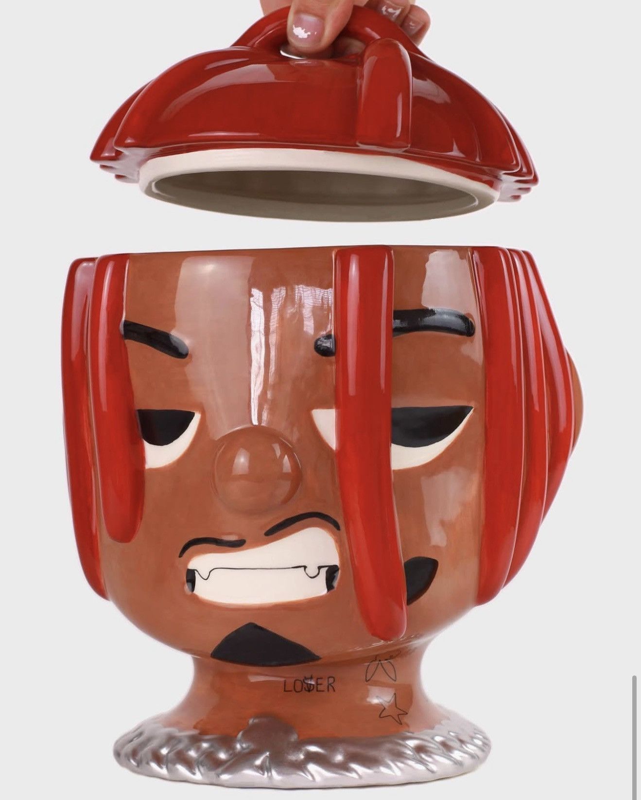 Designer × Playboi Carti ‼️ Headless Homewares PLAYBOI JARTI Ceramic Vase Jar Carti ‼️ Size ONE SIZE - 1 Thumbnail
