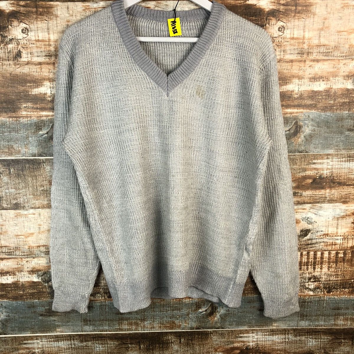 Vintage Japanese Brand Grey plain vintage Knitwear #A1838 Size M / US 6-8 / IT 42-44 - 3 Thumbnail