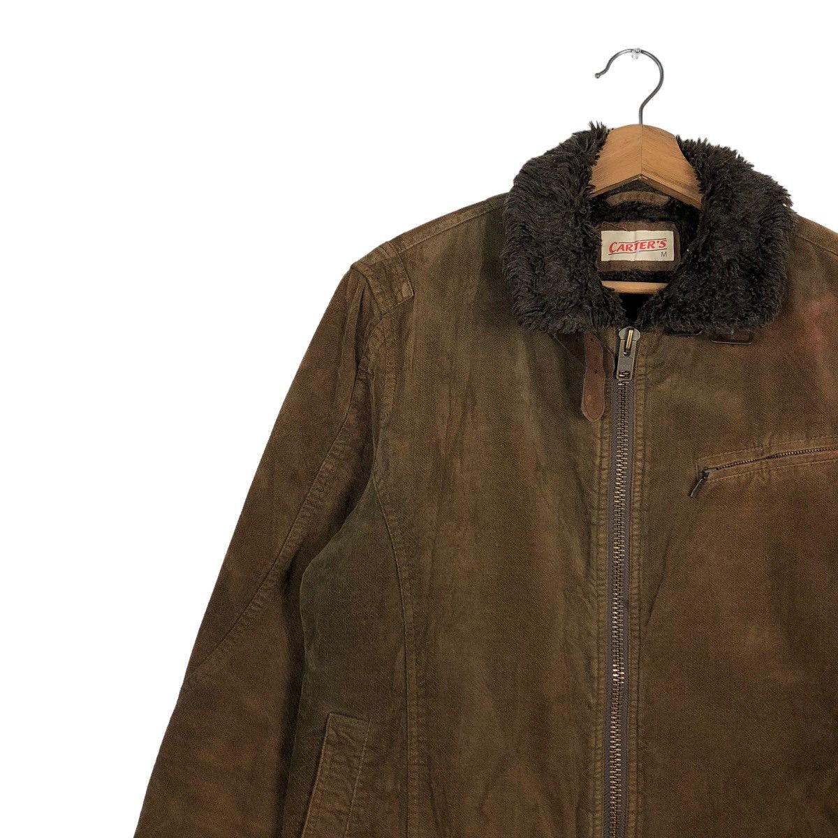 Japanese Brand 🔥Vintage Biker Jacket Carter’s Shearling Racer Japan Size US M / EU 48-50 / 2 - 7 Thumbnail