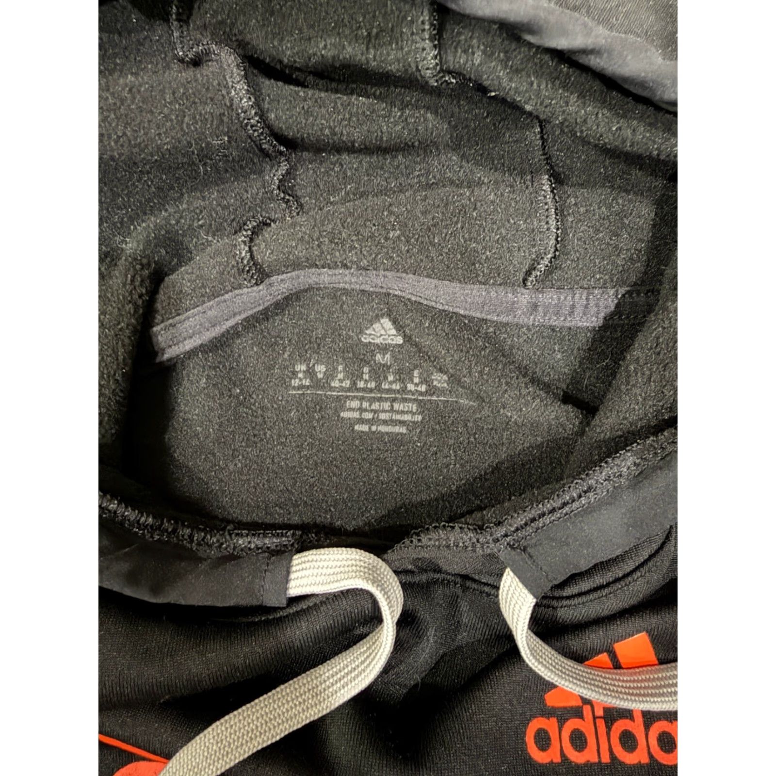 Adidas Adidas Hoodie Womens M Black Canes Cheerleading Pullover Pocket Logo Zipper Size M / US 6-8 / IT 42-44 - 6 Thumbnail