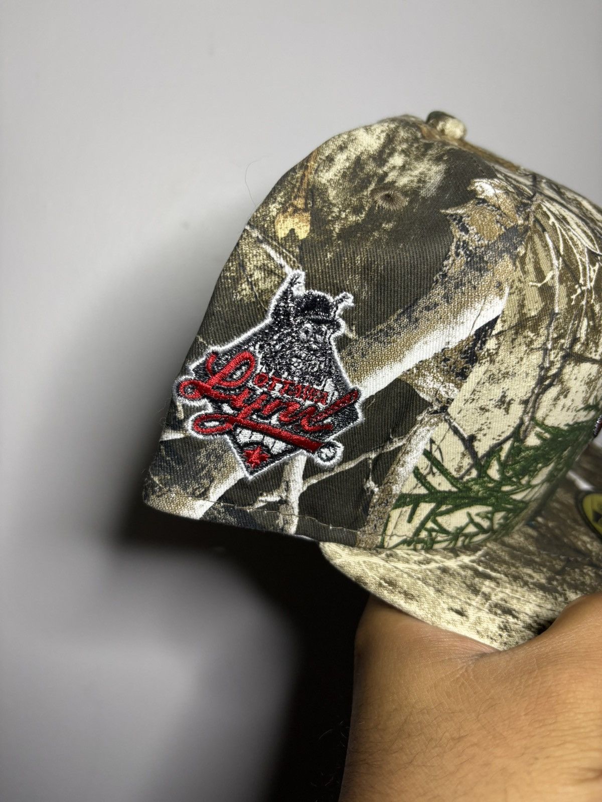 New Era Sz 7 5/8 MiLB Ottawa Lynx Fitted Real Tree Size ONE SIZE - 3 Thumbnail