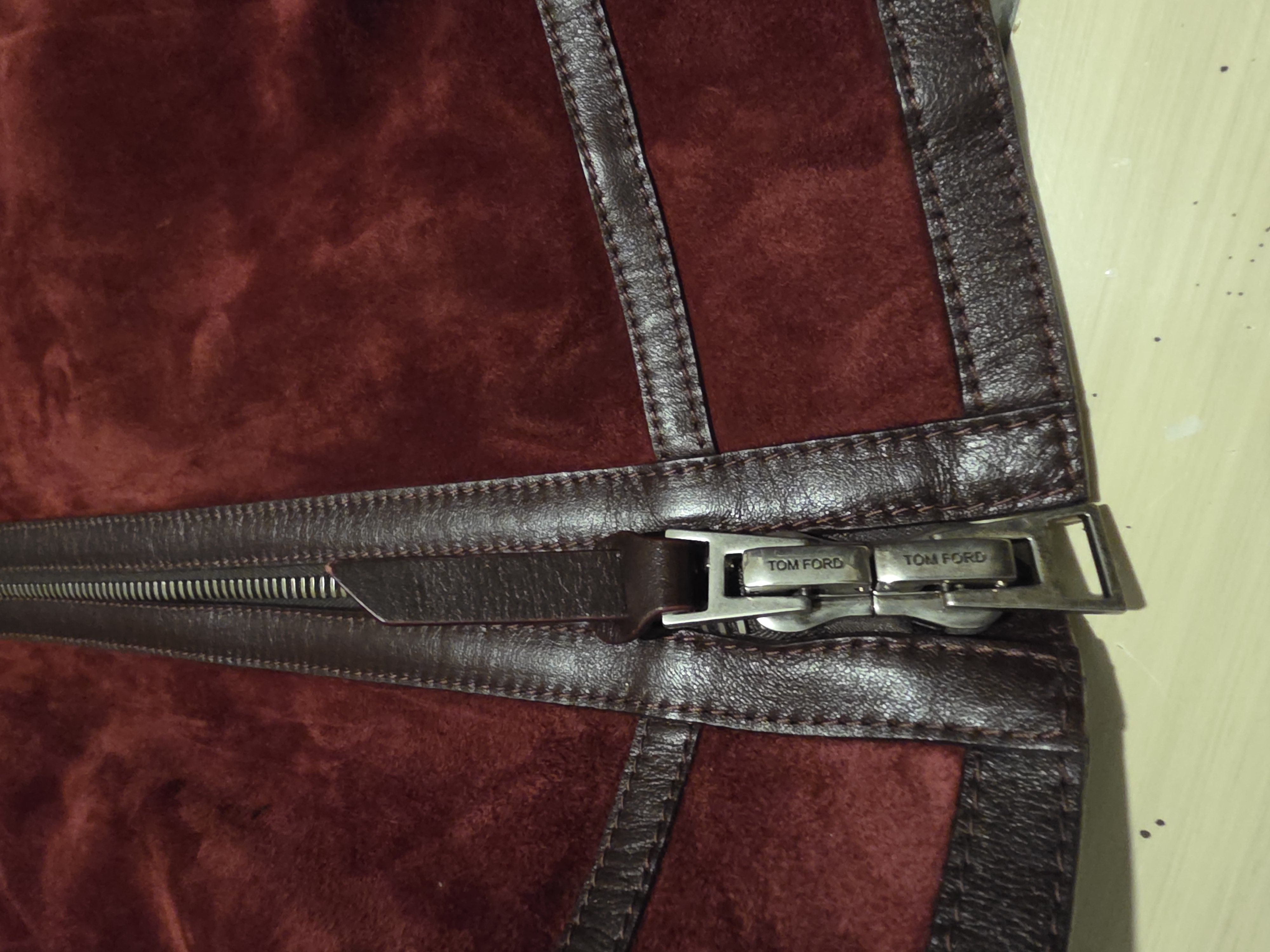 Tom Ford Tom ford red leather jacket Size US S / EU 44-46 / 1 - 6 Thumbnail