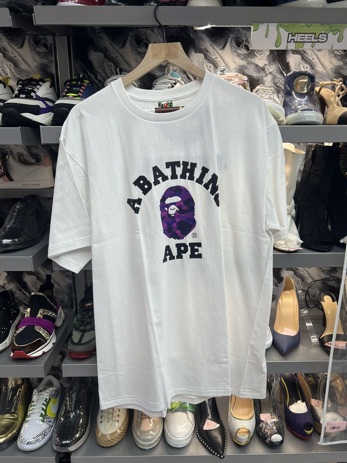 Bape Bape Color Camo Purple/White Tee Size US XXL / EU 58 / 5 - 1 Thumbnail