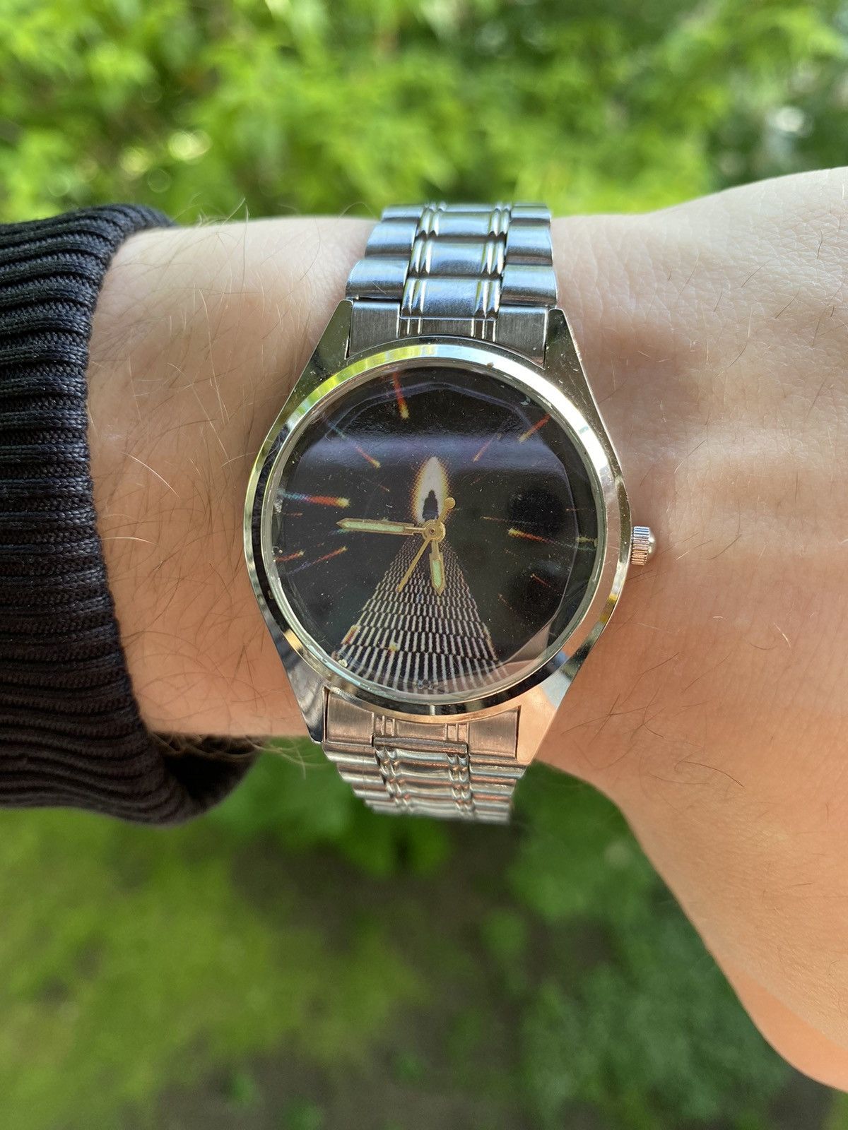 Japanese Brand × Jewelry × Vintage Stylish Men’s Watch with Cosmic Design Size ONE SIZE - 2 Thumbnail