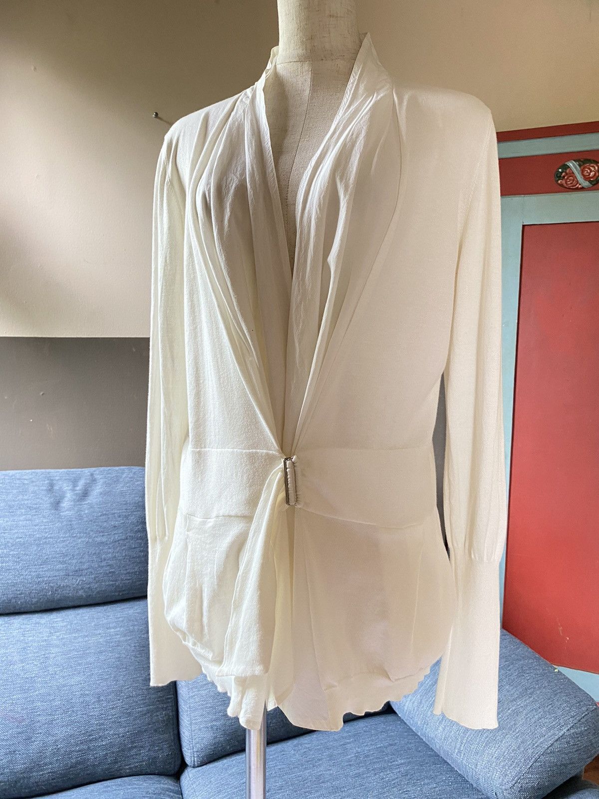 Brunello Cucinelli BRUNELLO CUCINELLI wrapped Cardigan Size L / US 10 / IT 46 - 13 Thumbnail