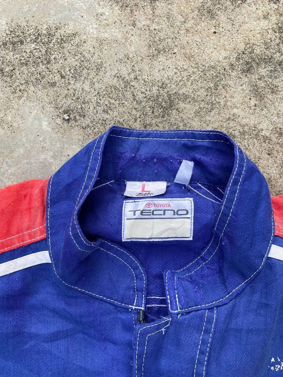 Nissan 🔥Trashed 90s Distressed DESTROYED Toyota PATCHED Coverall Size US L / EU 52-54 / 3 - 5 Thumbnail