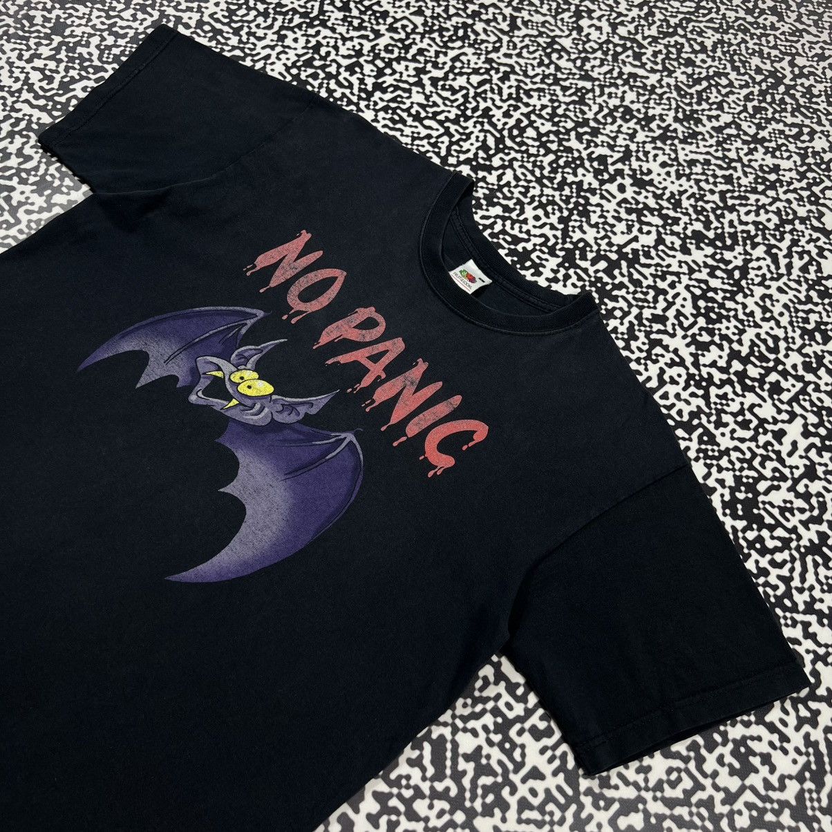 Vintage Vintage Y2K Vamp No Panic Be Relaxed Faded Humor T-shirt Size US L / EU 52-54 / 3 - 5 Thumbnail