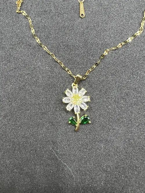 Jewelry Matsumoto x Maki Daisy flower gold chain necklace Size ONE SIZE - 8 Thumbnail