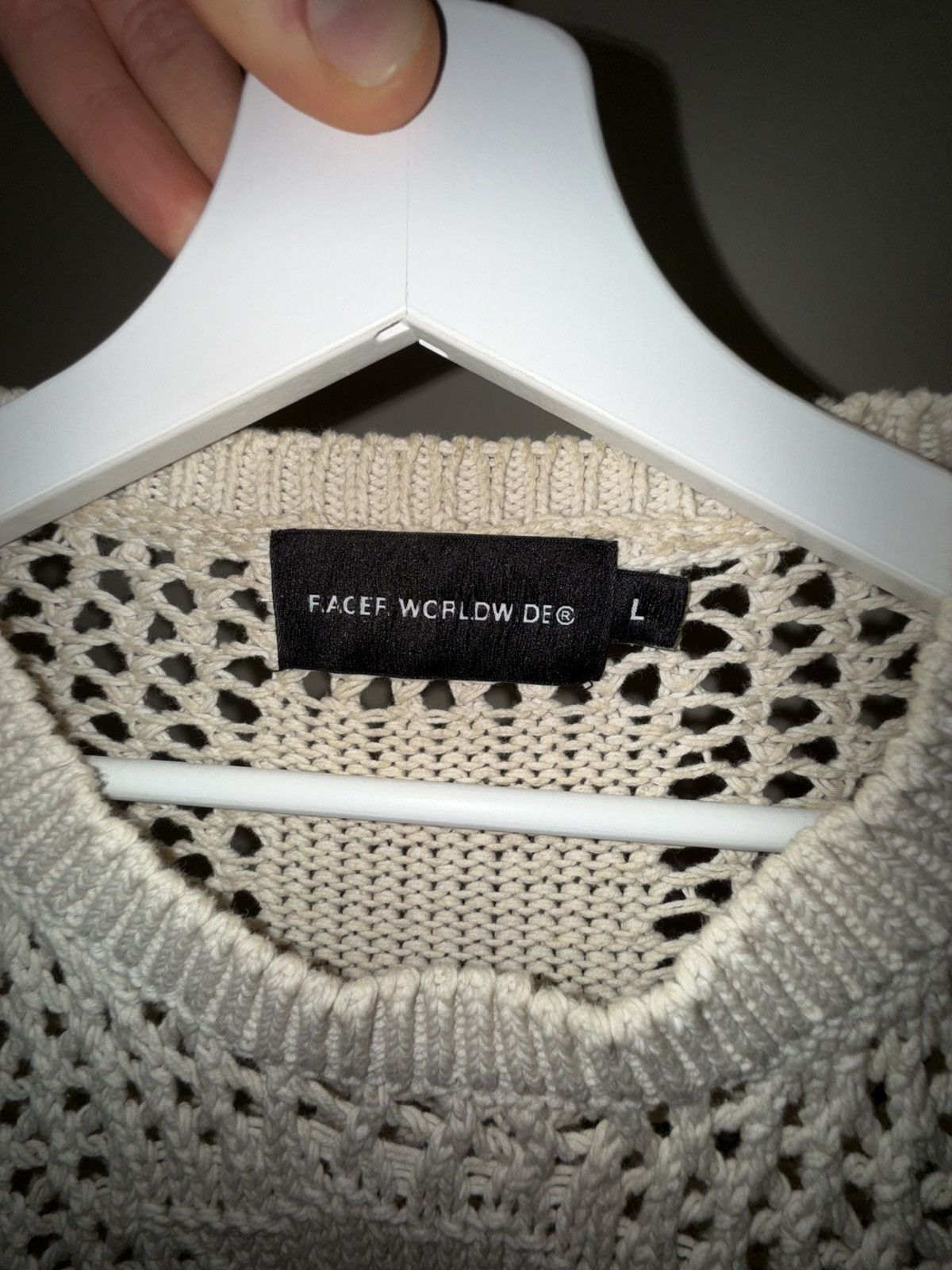 Designer × Racer Worldwide RACER WORLDWIDE CROSS NET SWEATER Size US L / EU 52-54 / 3 - 3 Thumbnail