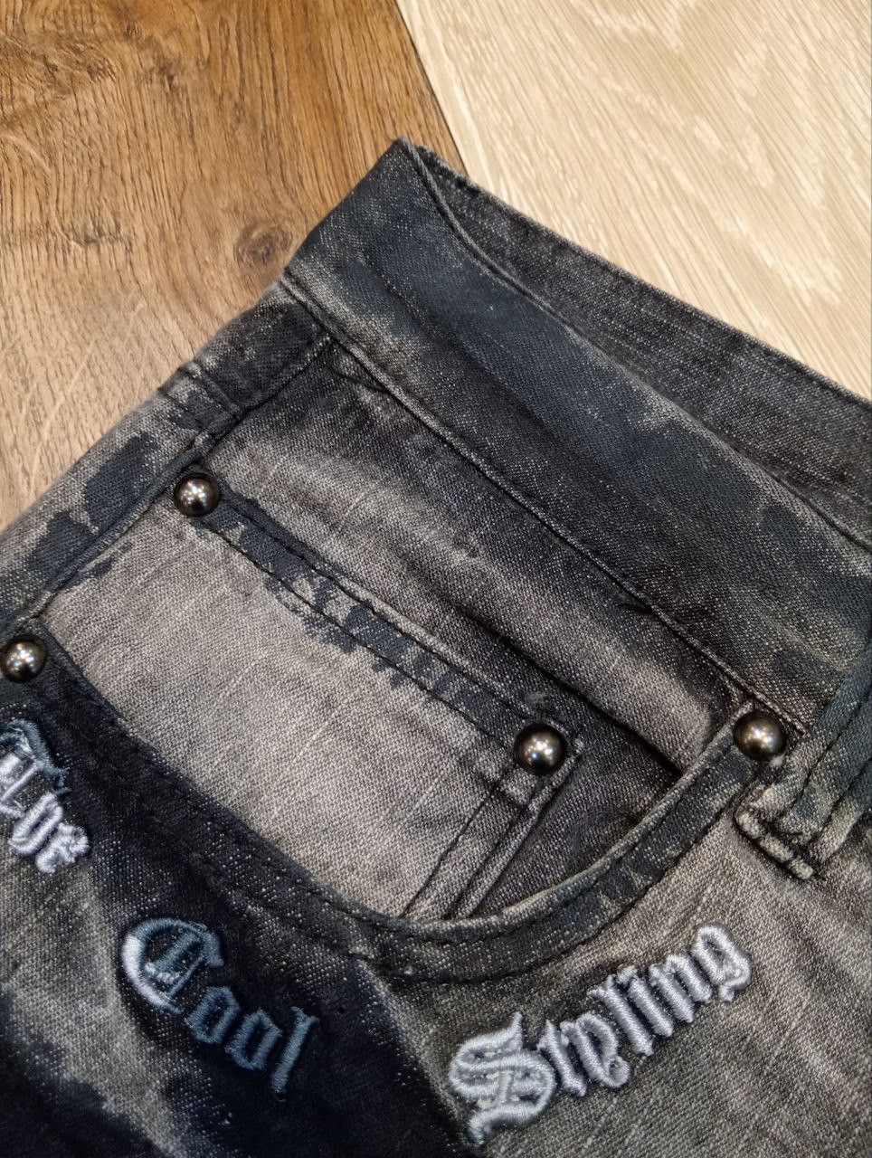 LOWBOX JAPANESE LOWBOX DISTRESSED LOOK FLARED PANTS - SIZE 84 Size US 32 / EU 48 - 8 Thumbnail