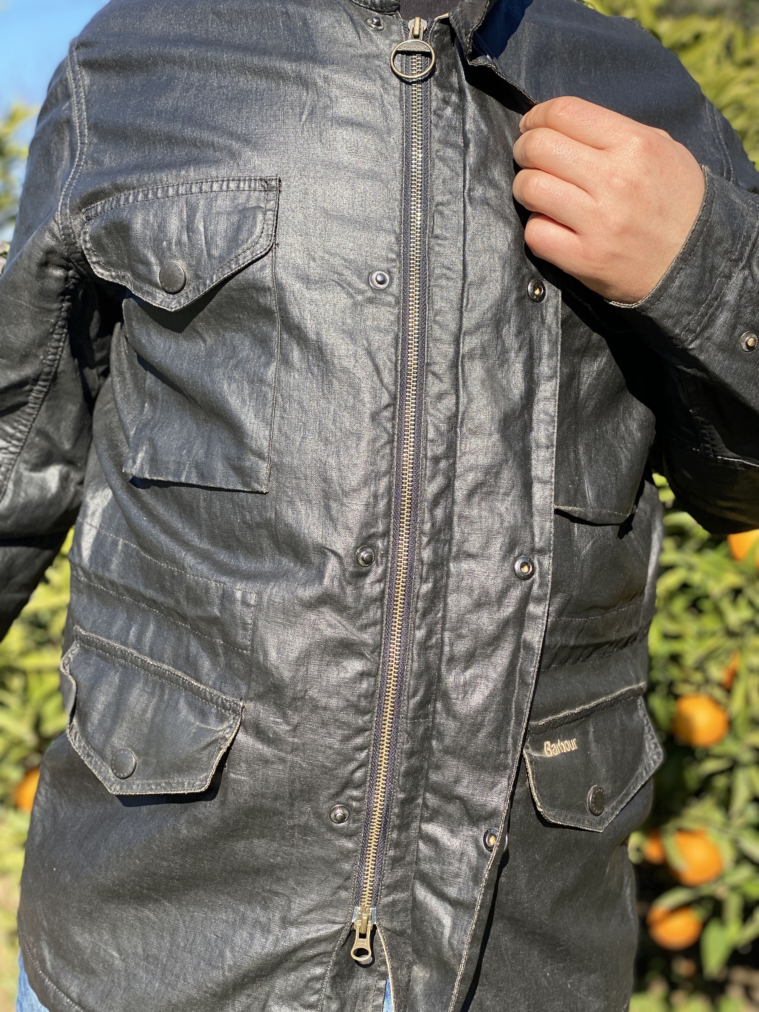 Barbour Linen Barbour South Shield Beacon Bomber Weatherproof Size M Size US M / EU 48-50 / 2 - 7 Thumbnail