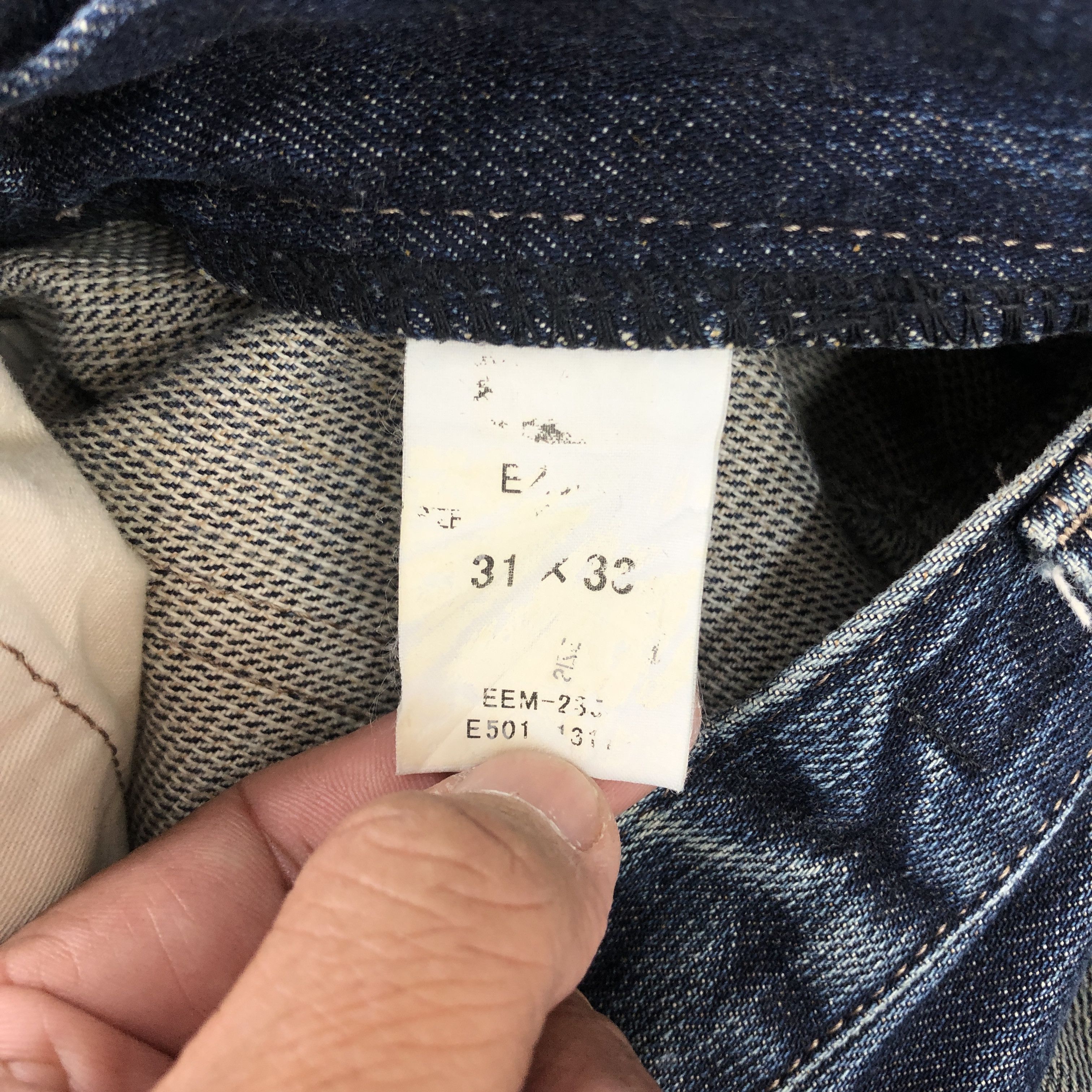 Japanese Brand Vintage 90s Edwin E Function Jeans Distressed Denim GF30270 Size 28" / US 6 / IT 42 - 6 Thumbnail