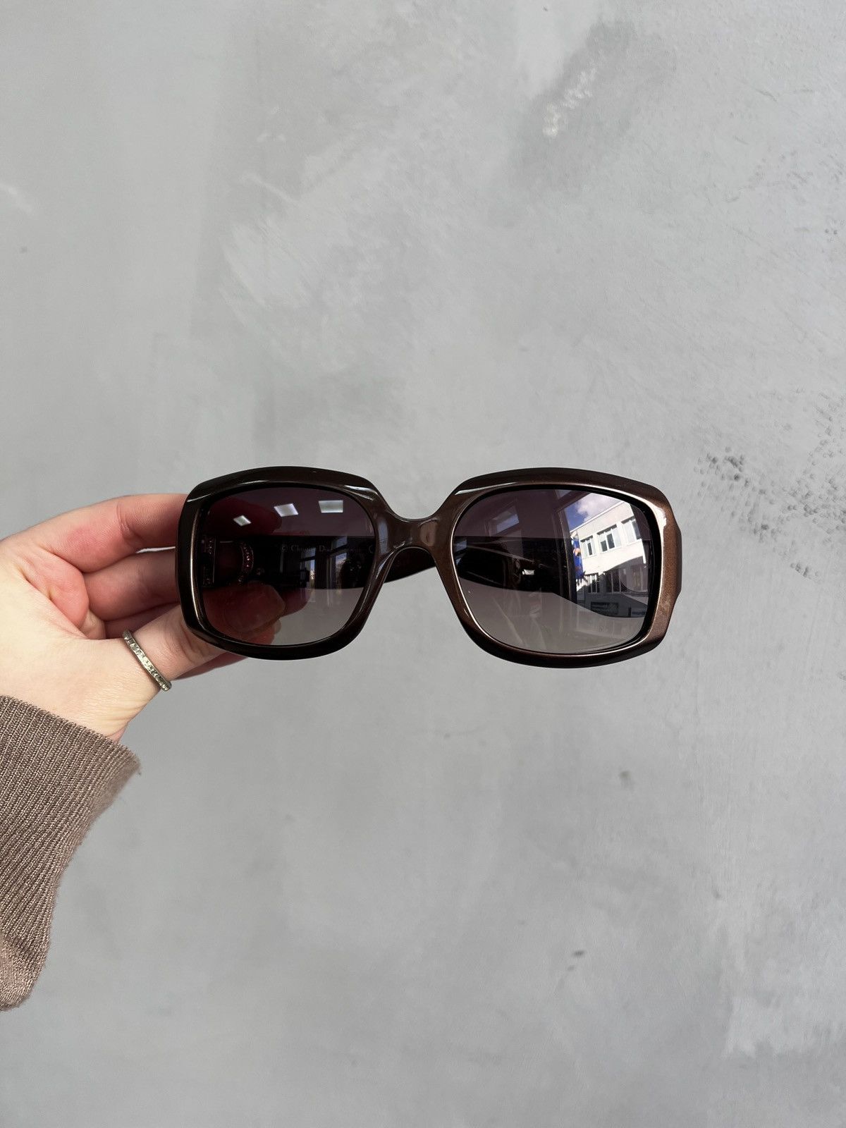 Dior Dior Brown strass Sunglasses Streetwear Style Size ONE SIZE - 3 Thumbnail