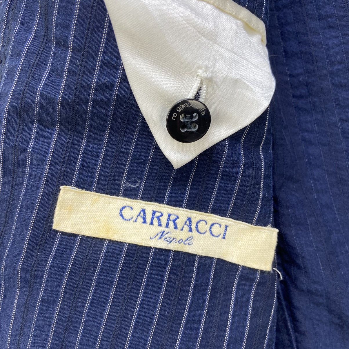 Other Italian Carracci Napoli Na Ggiacchetta Stripes Coat Blazer Size US M / EU 48-50 / 2 - 14 Thumbnail