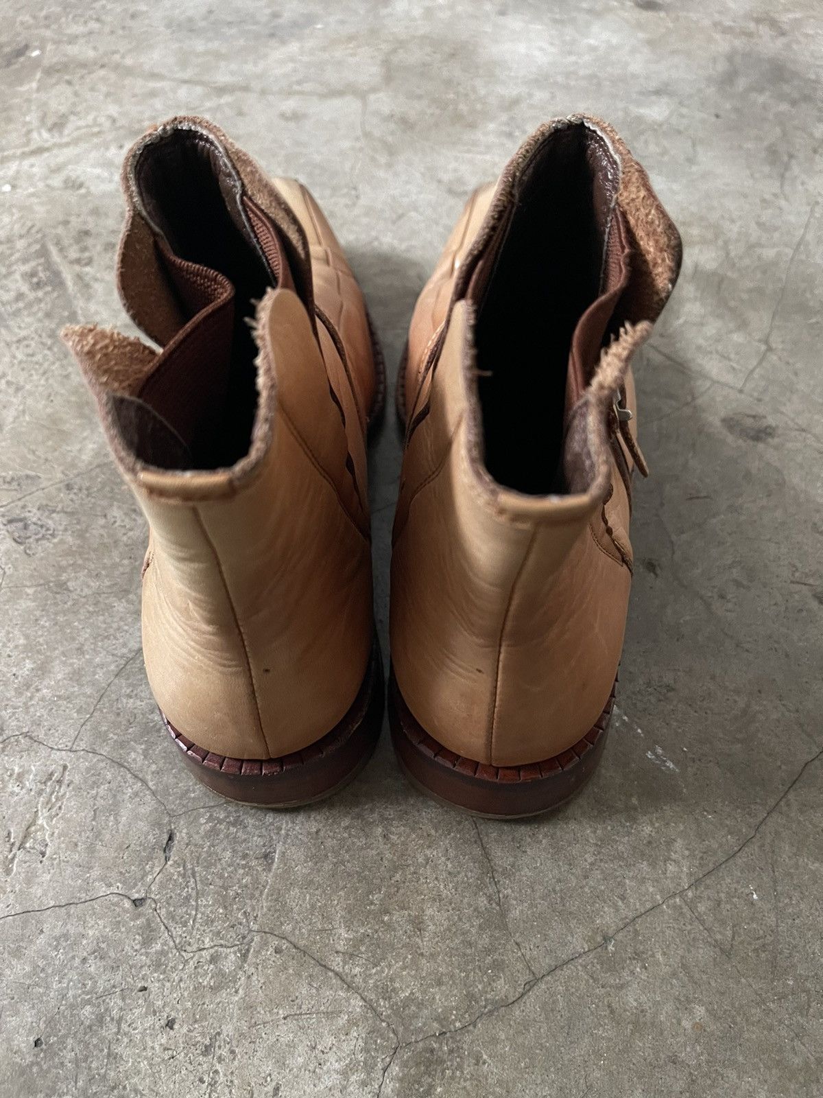 Tricot Comme des Garcons Tricot Comme Des Garcons Leather Boots Size US 8.5 / IT 38.5 - 4 Thumbnail