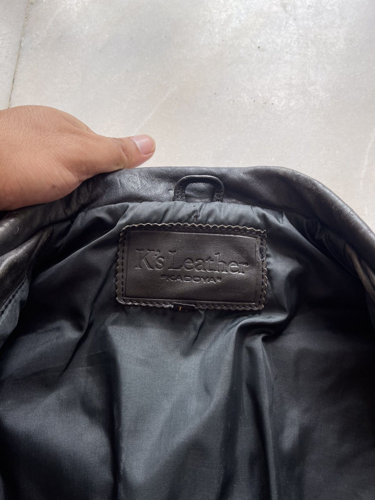 Kadoya Rare 90s Kadoya Leather Motorcycle Jacket Size US M / EU 48-50 / 2 - 22 Thumbnail