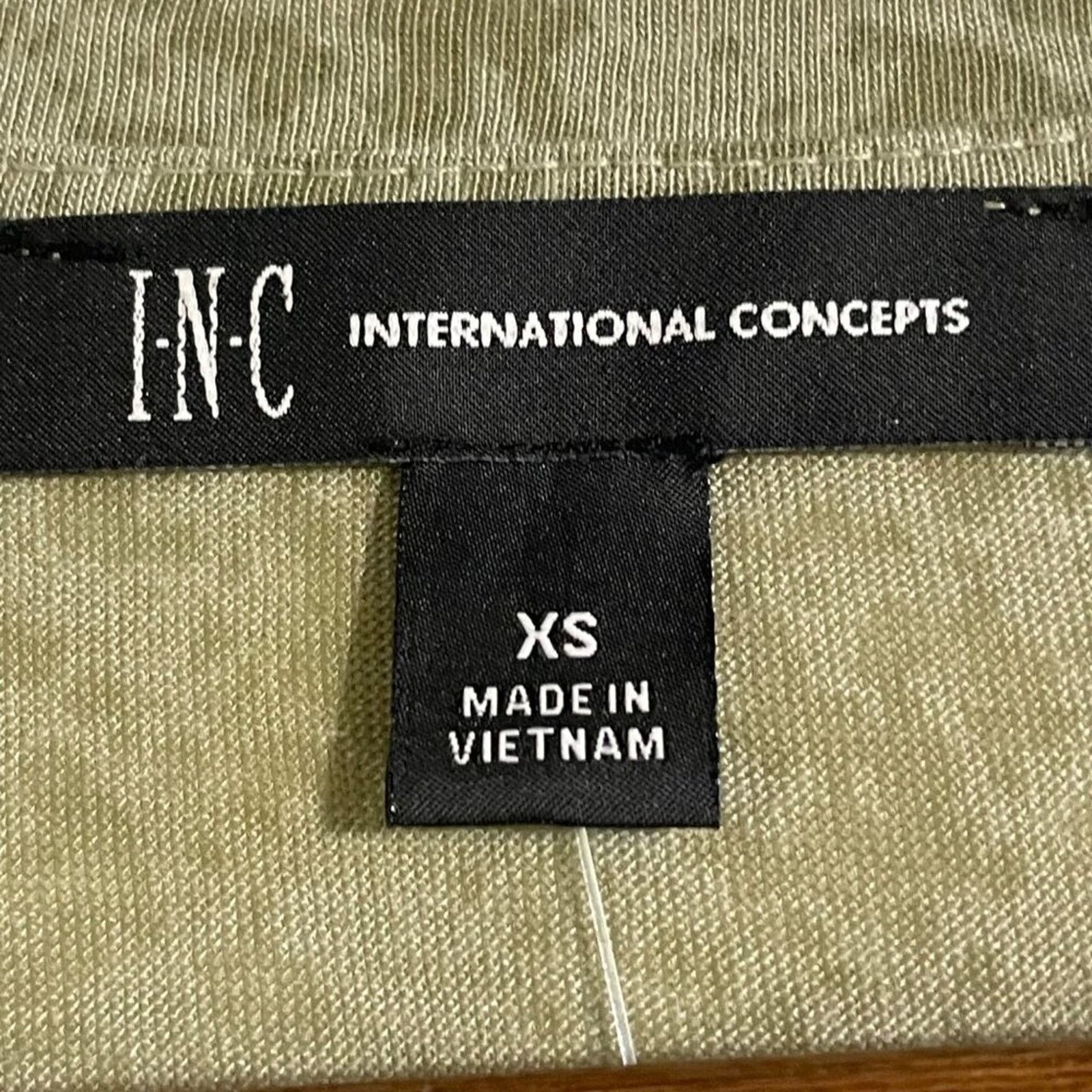 Other I.N.C. Embellished Scoop Neck Tank Top XS Sage Green New Size XS / US 0-2 / IT 36-38 - 9 Thumbnail