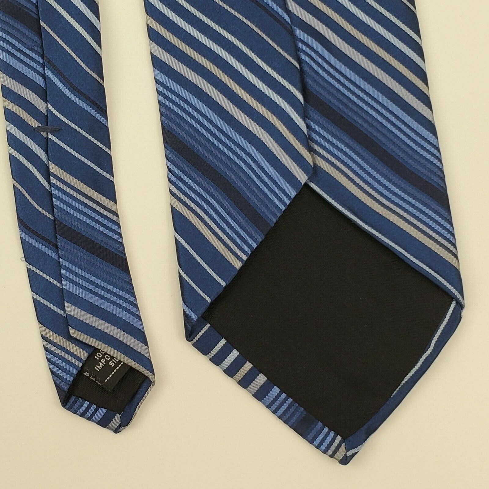 Apt. 9 Apt 9 Blue Striped Silk Tie Classic Size ONE SIZE - 4 Thumbnail