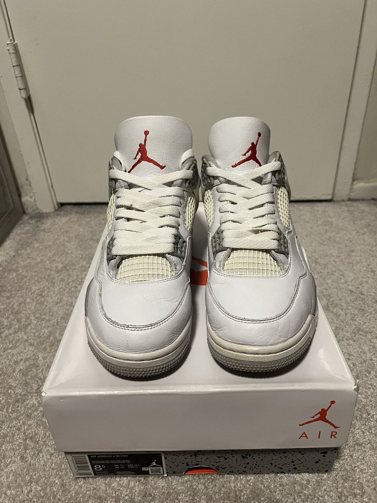 Jordan Brand Jordan 4 White Oreo Size US 8.5 / EU 41-42 - 3 Thumbnail