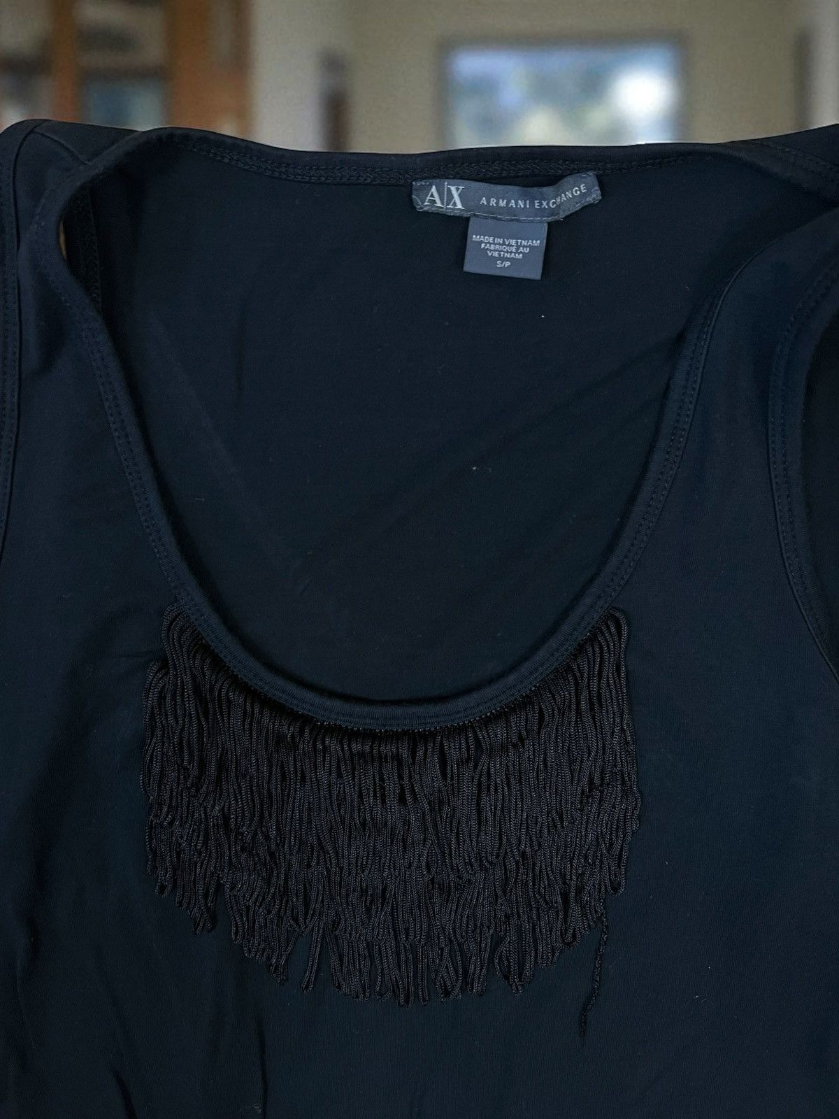 Armani Exchange Armani Exchange black sleeveless blouse size S Size S / US 4 / IT 40 - 6 Thumbnail