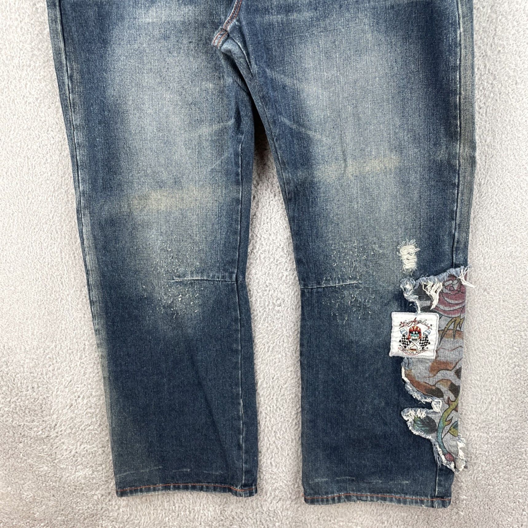 Ed Hardy VINTAGE Ed Hardy Men’s Jeans Shirt None? Size US 40 / EU 56 - 4 Thumbnail