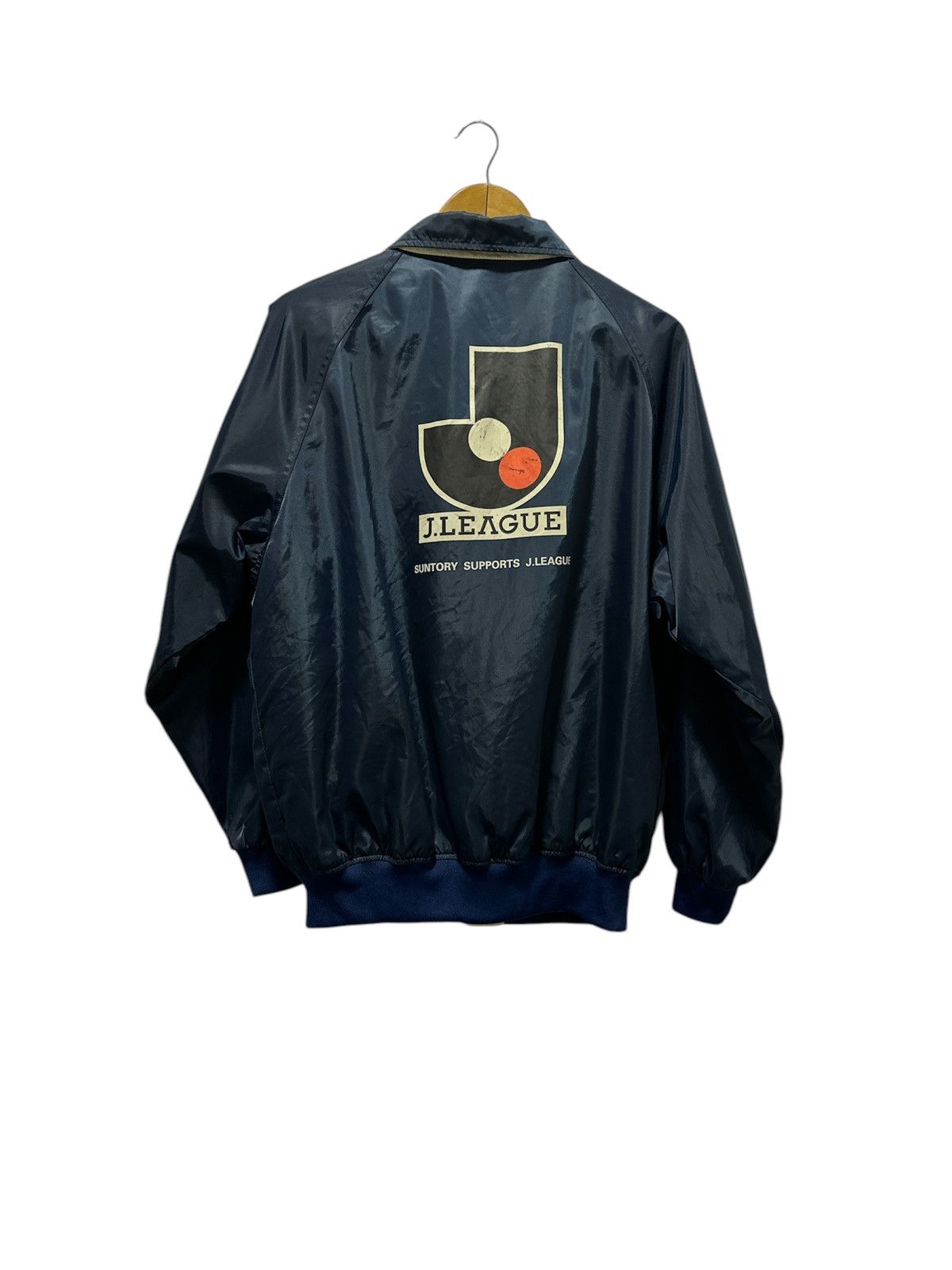 Japanese Brand Vintage J.League Windbreaker Jacket Reversible Design Size US L / EU 52-54 / 3 - 1 Thumbnail