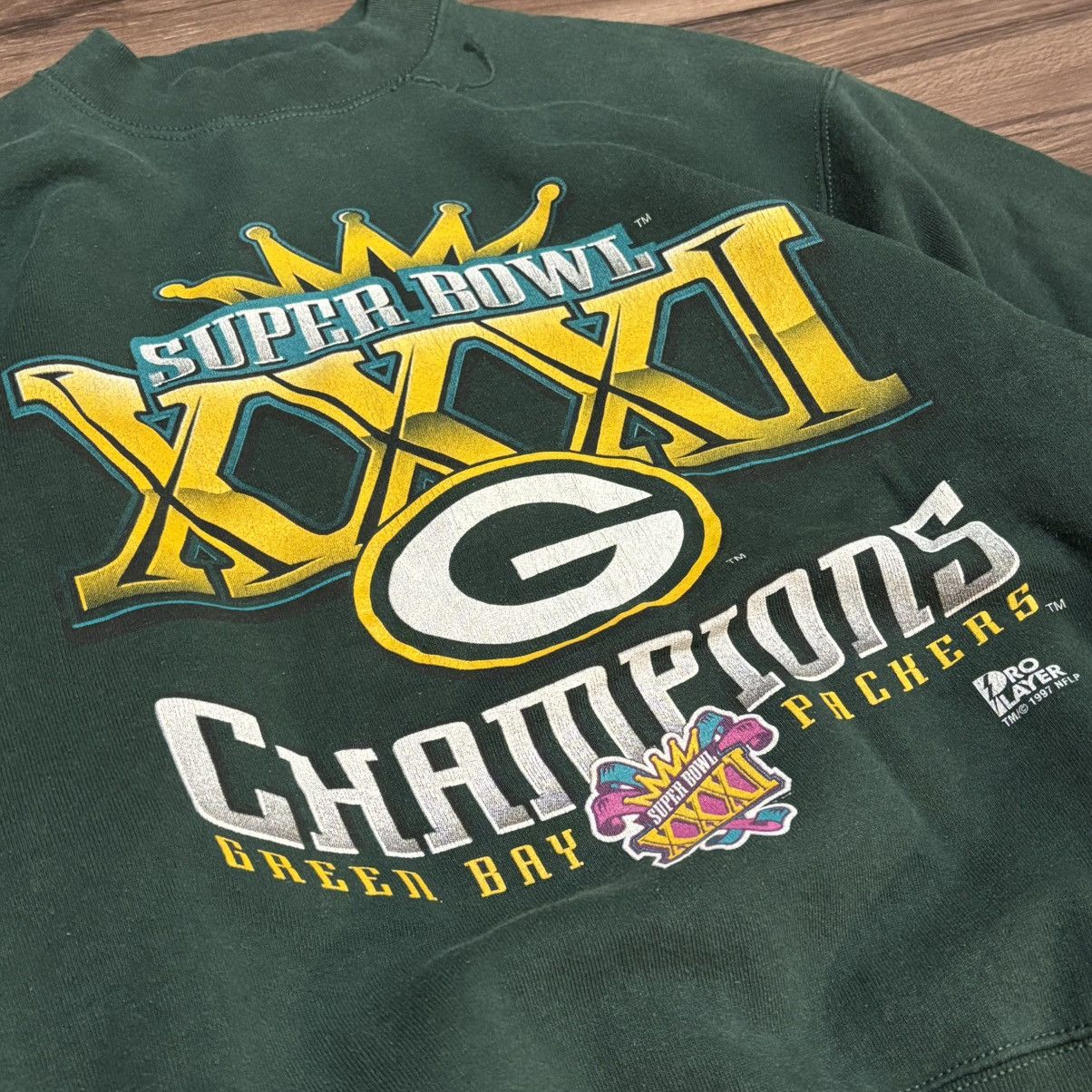 Pro Player 90’s Green Bay Packers Crewneck Size US XL / EU 56 / 4 - 5 Thumbnail