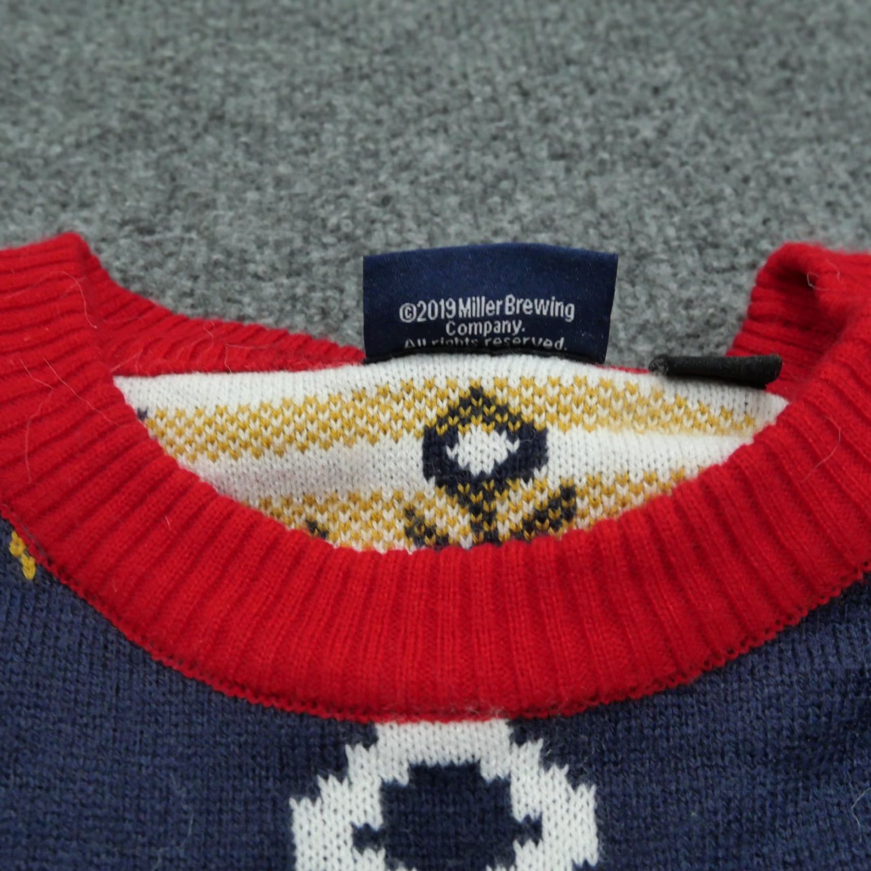 Vintage Coors Lite Sweater Miller Pullover Crew Neck Long Sleeve Blue Adult Small Christmas Beer Alcohol Embroidered Vintage No (note: ensure length <200) Size US S / EU 44-46 / 1 - 5 Thumbnail