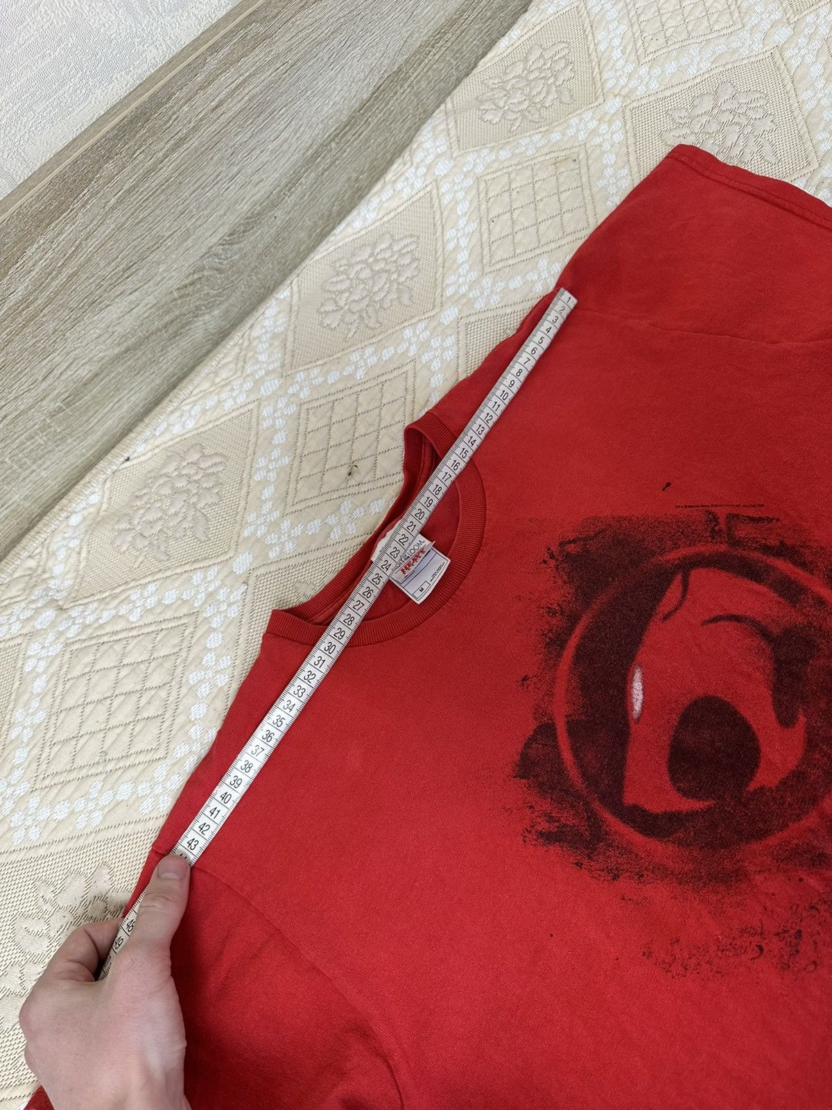 Cartoon Network 🔥 Thunder Cats Logo Cartoon Graphic T Shirt Red Vintage Logo Size US M / EU 48-50 / 2 - 11 Thumbnail
