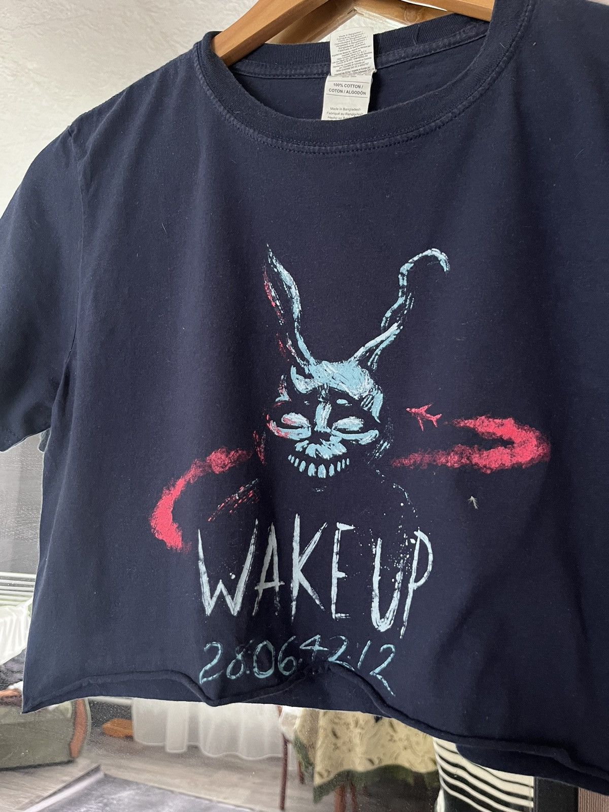 Vintage Donnie Darko 28.06.42.12 vintage crop t shirt Size S / US 4 / IT 40 - 2 Thumbnail