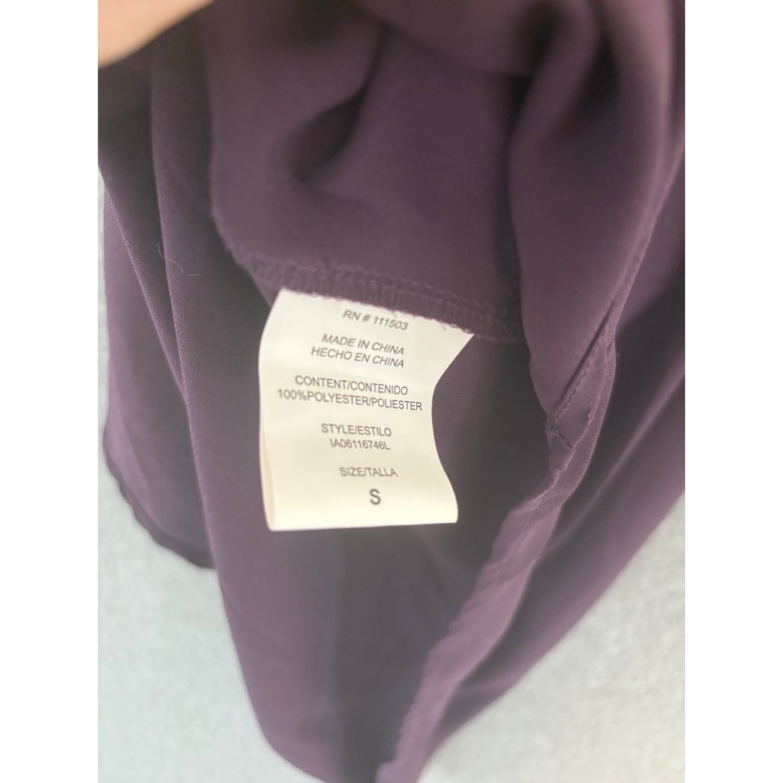 Other Lily White | Drape Back Sleeveless Blouse | Small Size S / US 4 / IT 40 - 6 Thumbnail