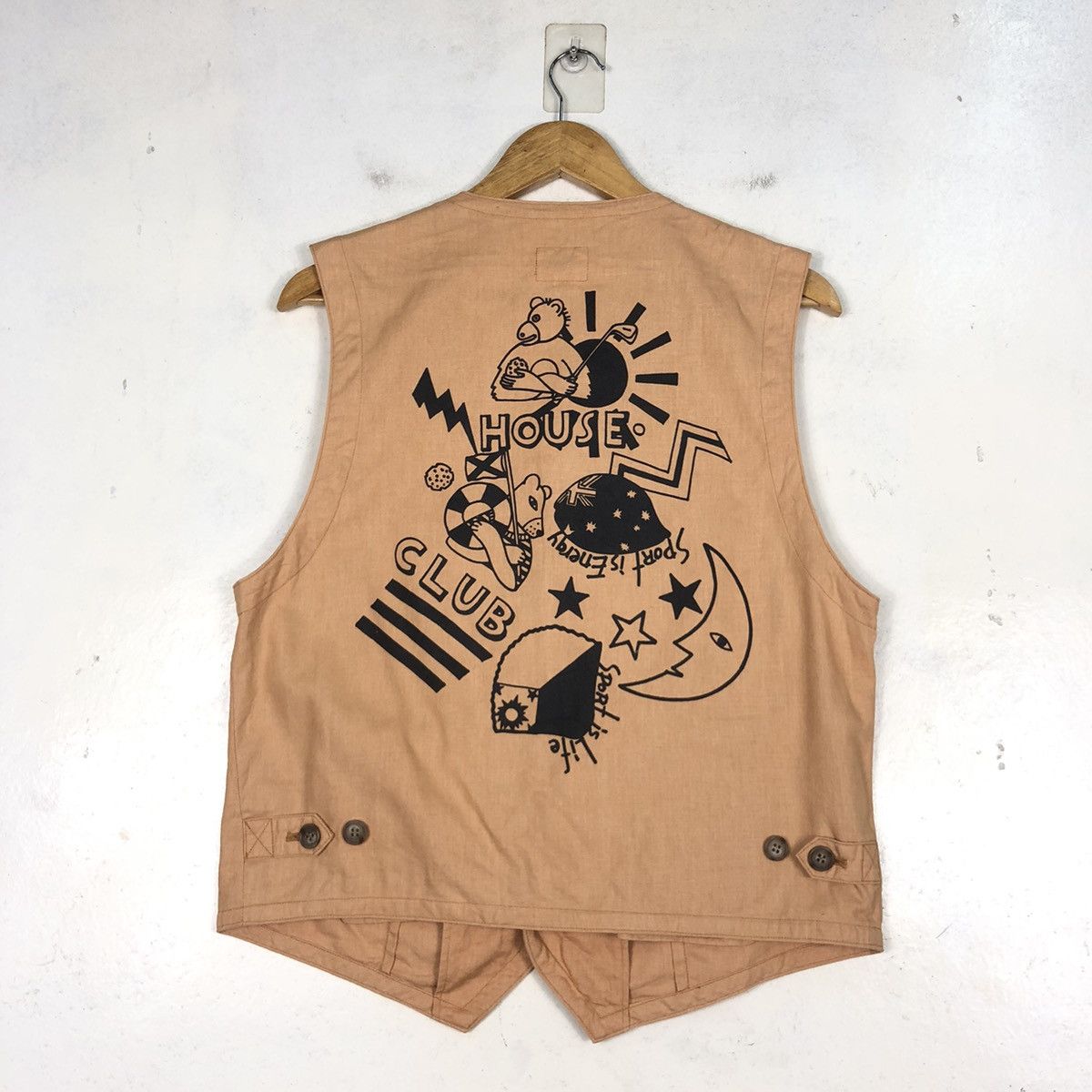 Jean Charles De Castelbajac RARE!! JEAN CHARLES VEST Size US M / EU 48-50 / 2 - 7 Thumbnail