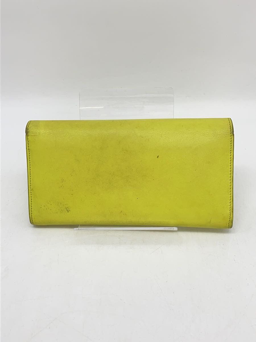 Balenciaga Balenciaga Leather Long Wallet Yellow Size ONE SIZE - 2 Thumbnail