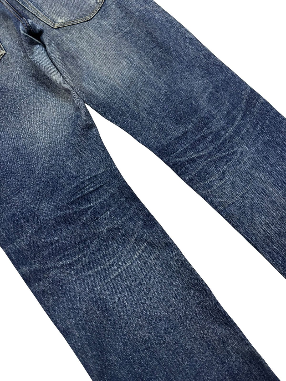 Jun Takahashi × Kaihara Denim Vintage Japan Uniqlo Faded Selvedge Jeans Size US 34 / EU 50 - 8 Thumbnail