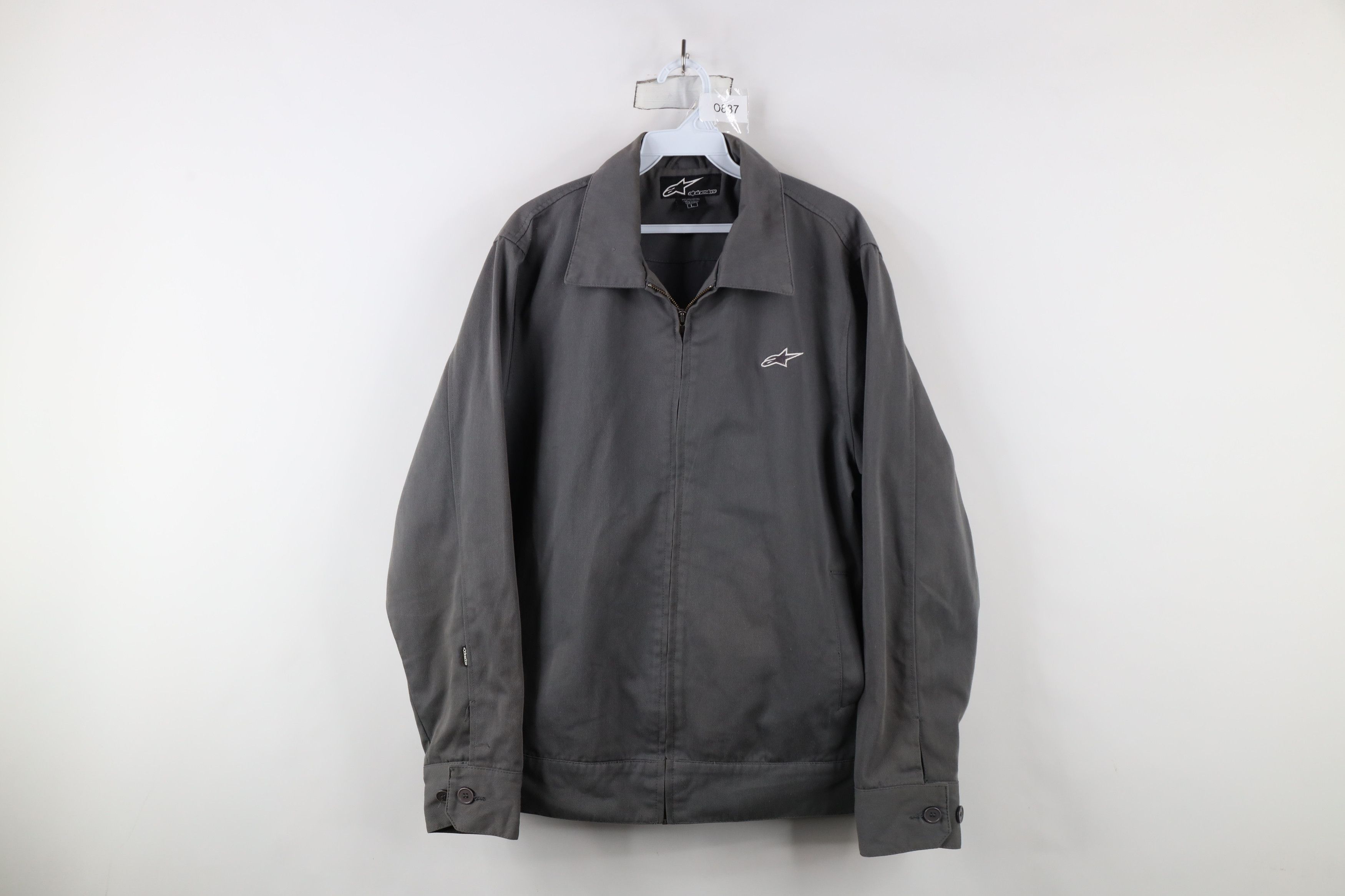 Vintage Alpinestars Racing Full Zip Mechanic Work Jacket