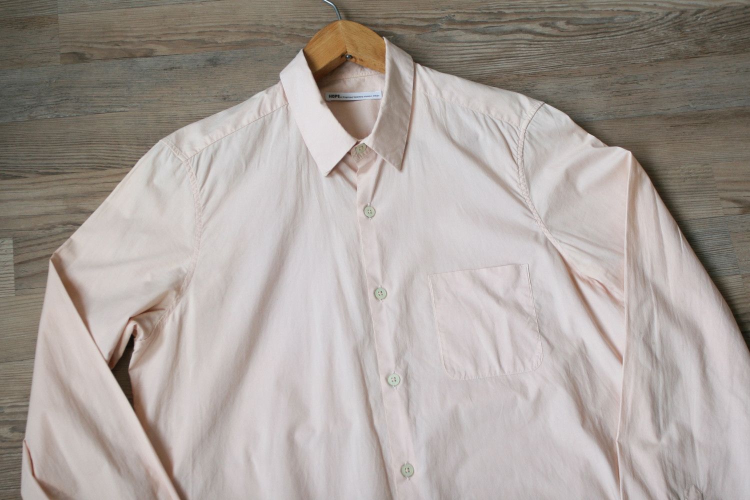 Hope Hope Sweden Cotton Pastel Peach Pink Button Down Shirt Size US S / EU 44-46 / 1 - 2 Thumbnail