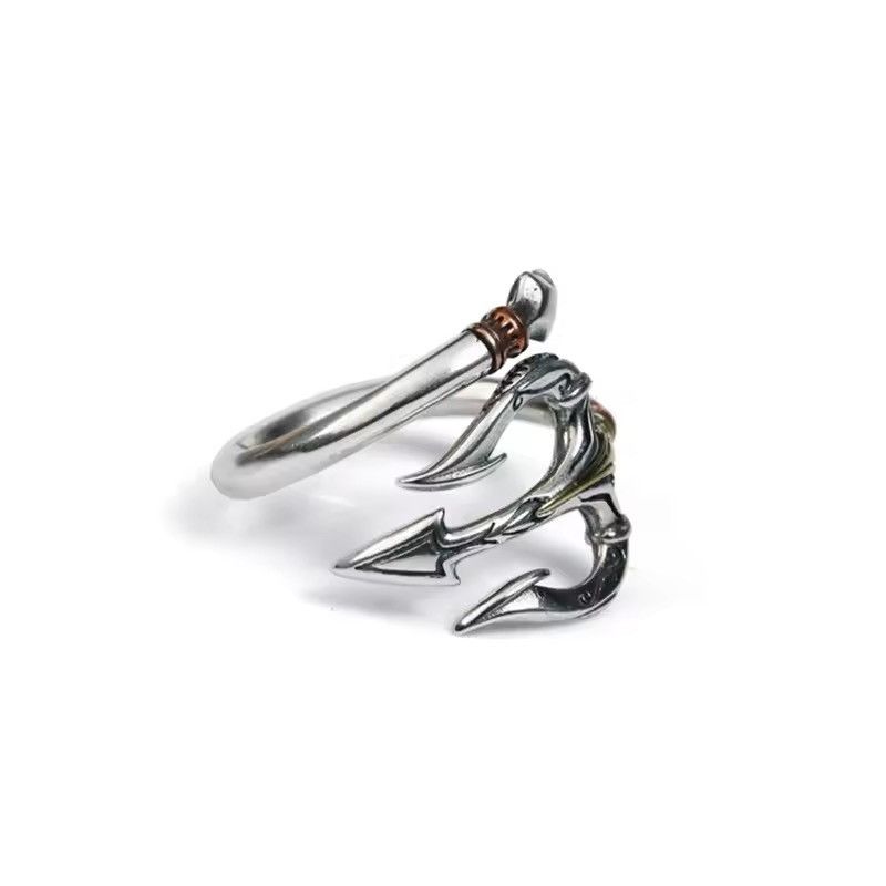 Jewelry × Vintage Triden of Poseidon Resizeable Ring Size ONE SIZE - 5 Thumbnail