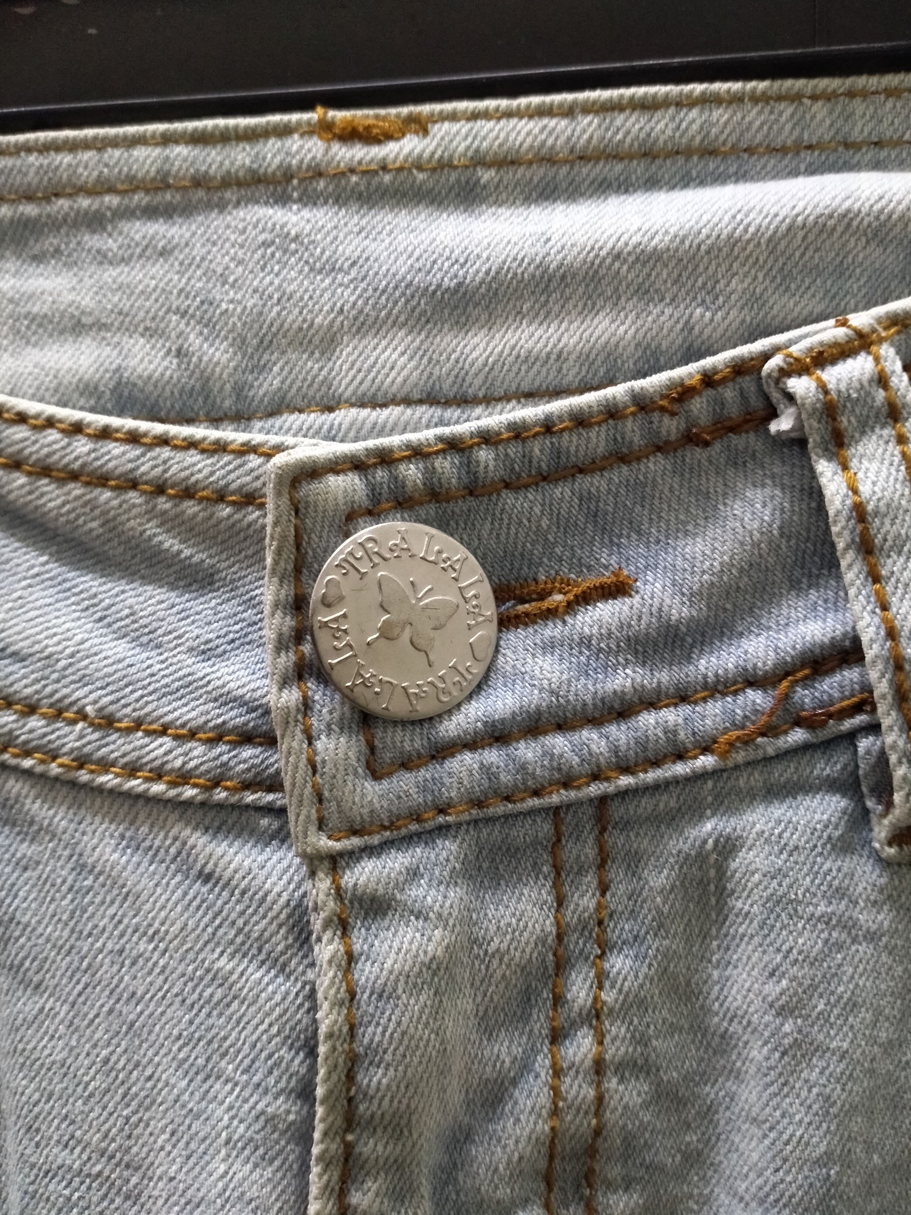 Hysteric Glamour × Japanese Brand Tralala buttefly slim jeans multi logo Size US 30 / EU 46 - 8 Thumbnail