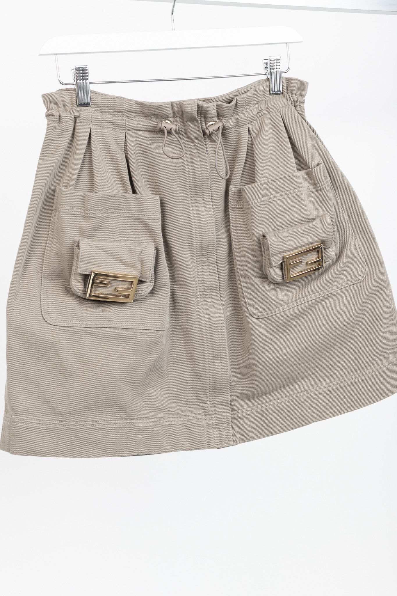 Fendi Fendi Resort 2023 Runway Baguette Denim Cargo Mini Skirt Size 24" / US 00 / IT 34 - 3 Thumbnail
