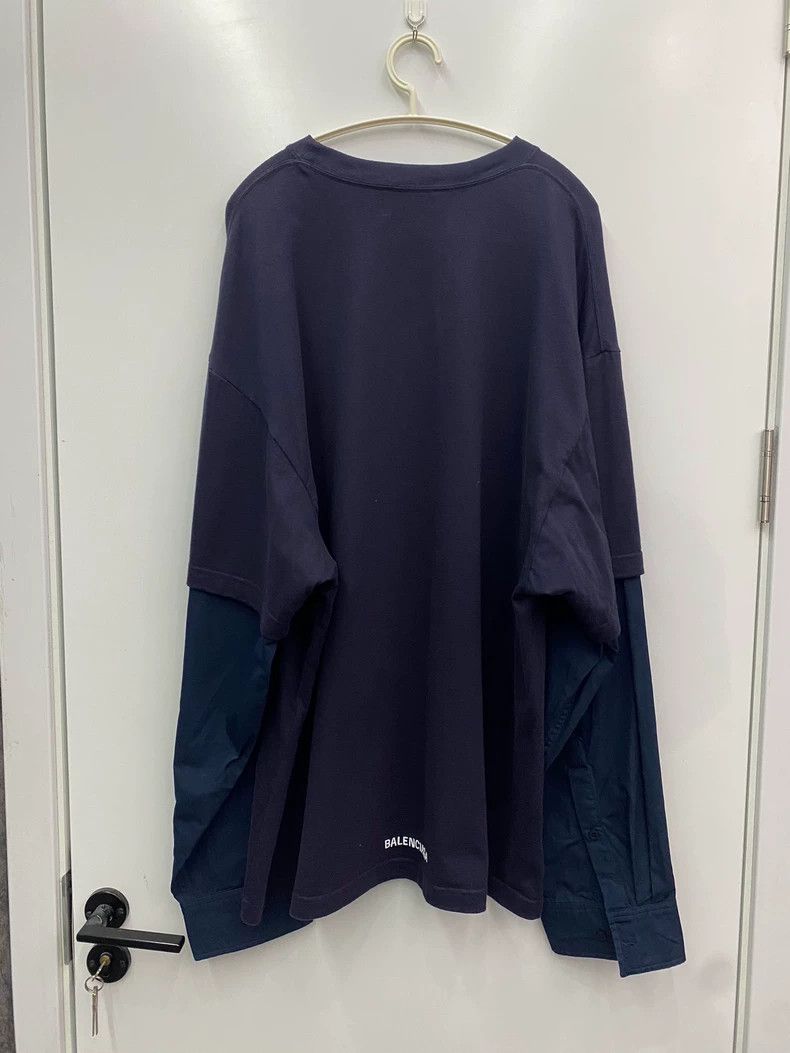 Balenciaga Balenciaga Fake Two-Piece Sweatshirt Size US S / EU 44-46 / 1 - 2 Thumbnail
