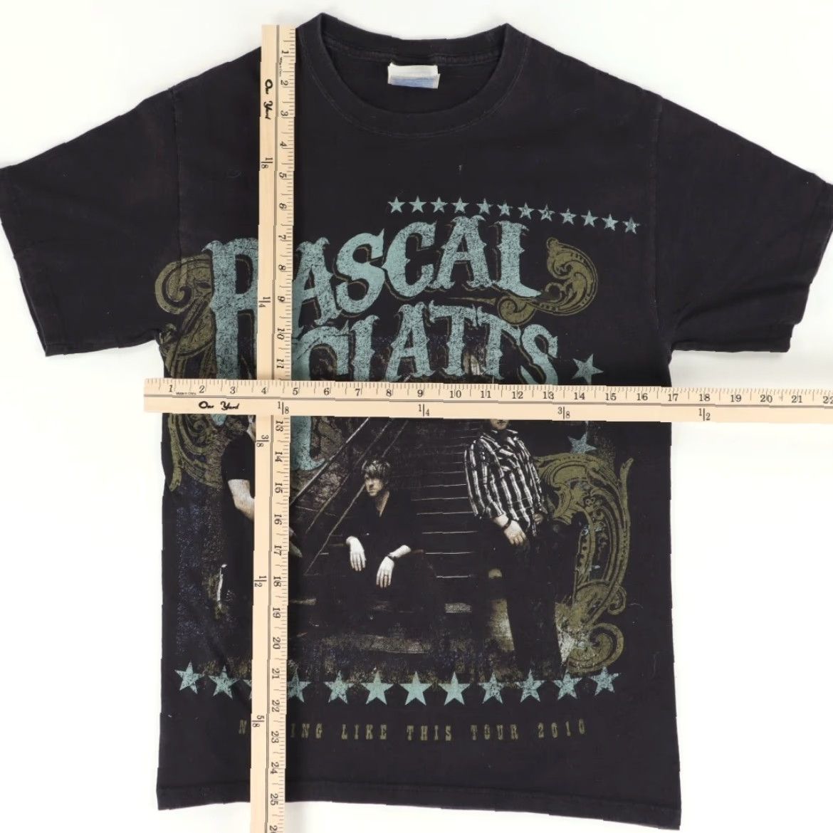 Hanes Hanes Racsal Flatts Nothing Like This Tour Solid T-Shirt Black Men's S Size US S / EU 44-46 / 1 - 3 Thumbnail