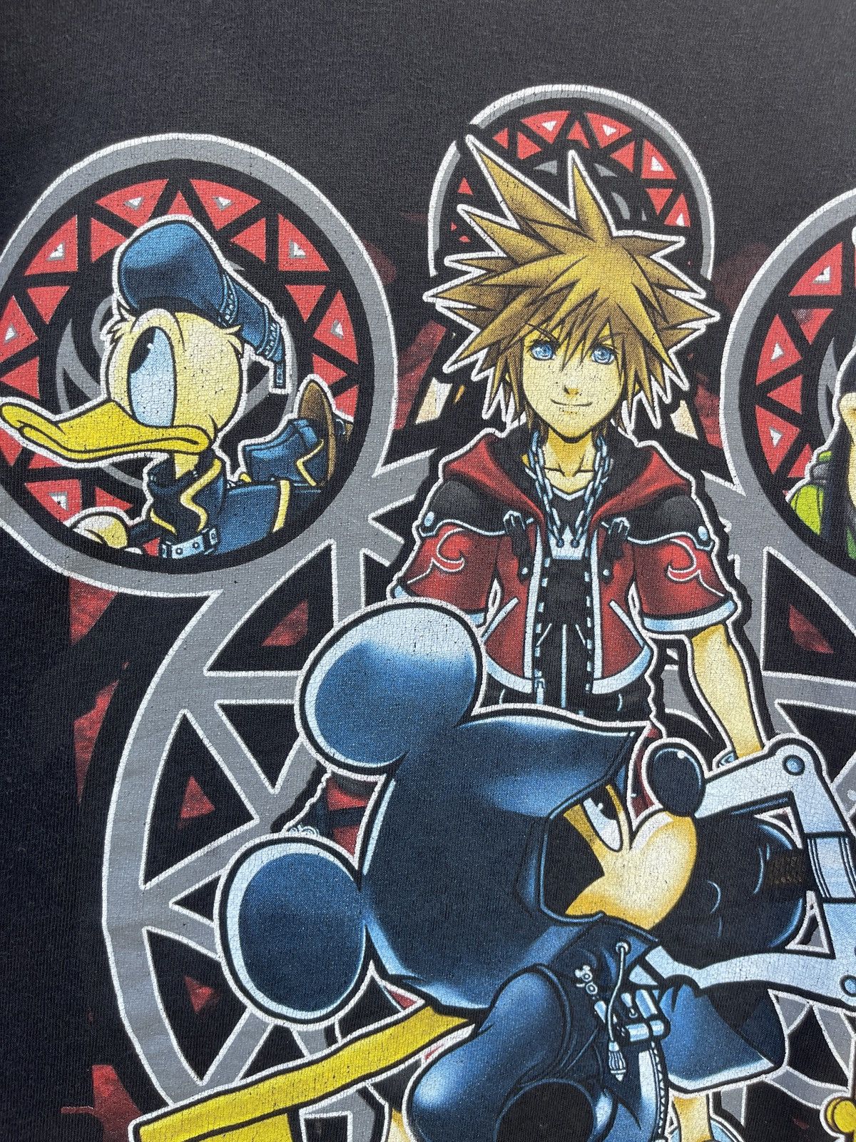 Beauty Beast Vintage y2k Disney🔥KINGDOM HEARTS🔥Full PRINT Faded Tee Size US L / EU 52-54 / 3 - 6 Thumbnail