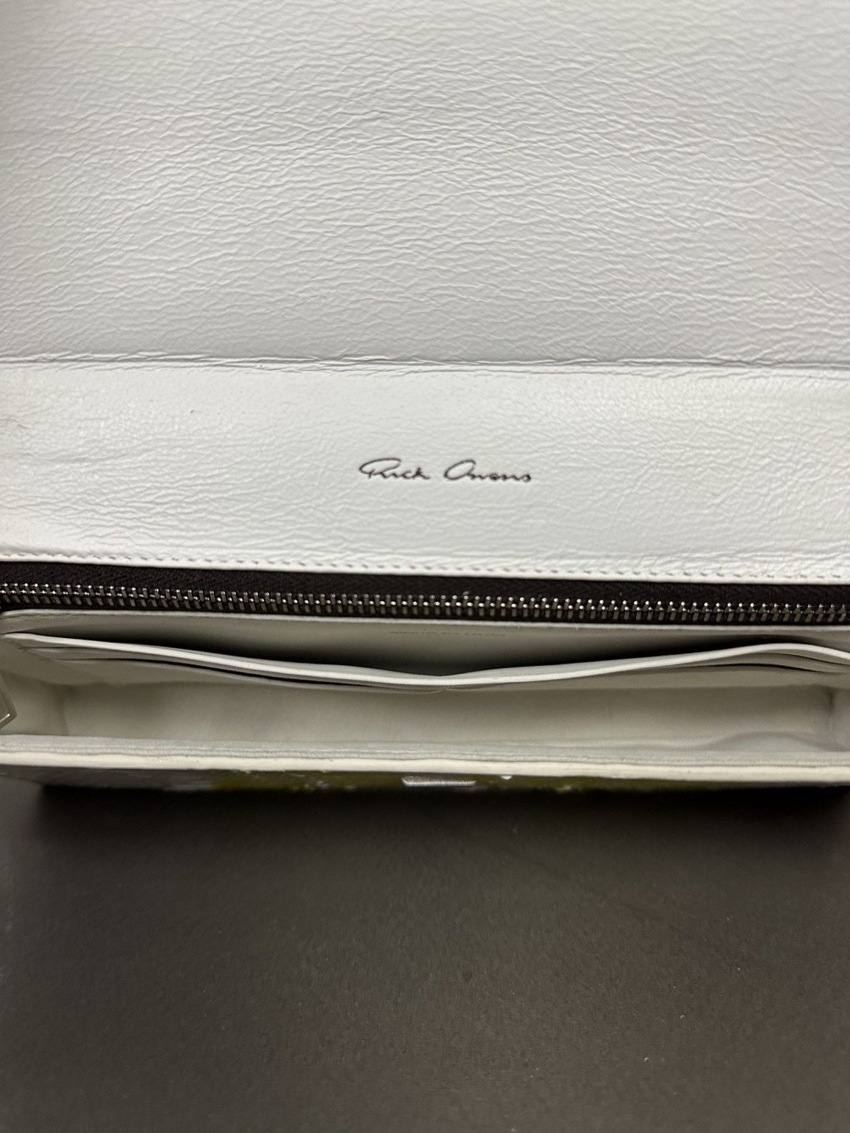 Rick Owens SS22 ‘FOGACHINE’ Python Beveled Clutch Size ONE SIZE - 7 Thumbnail