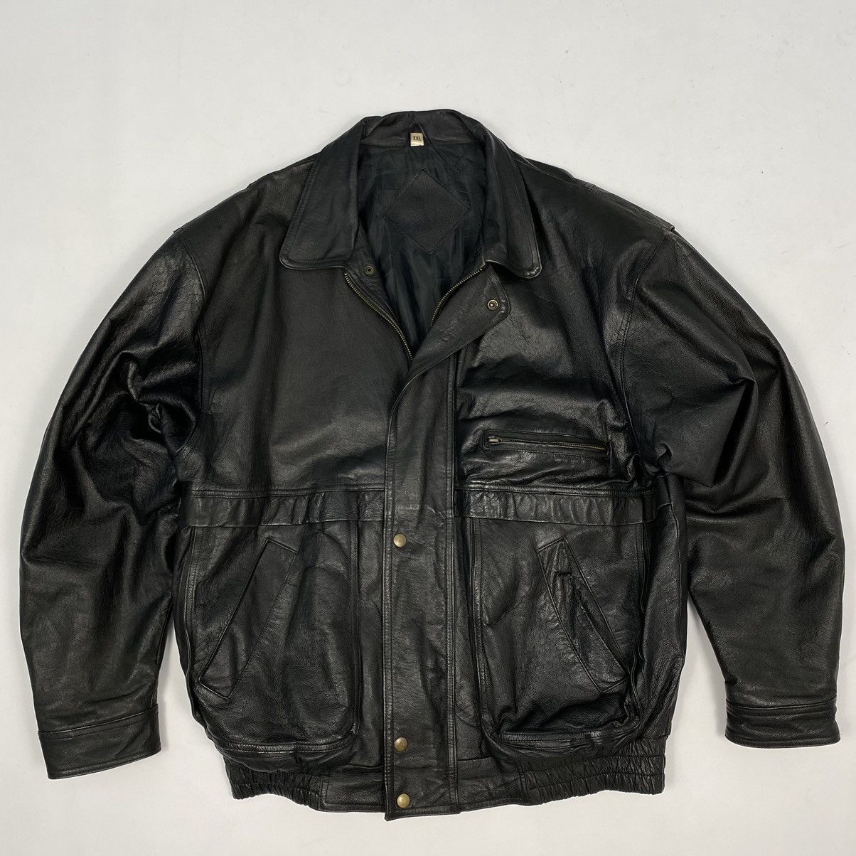 Vintage Vintage leather jacket margiela avant garde playboi carti | Grailed