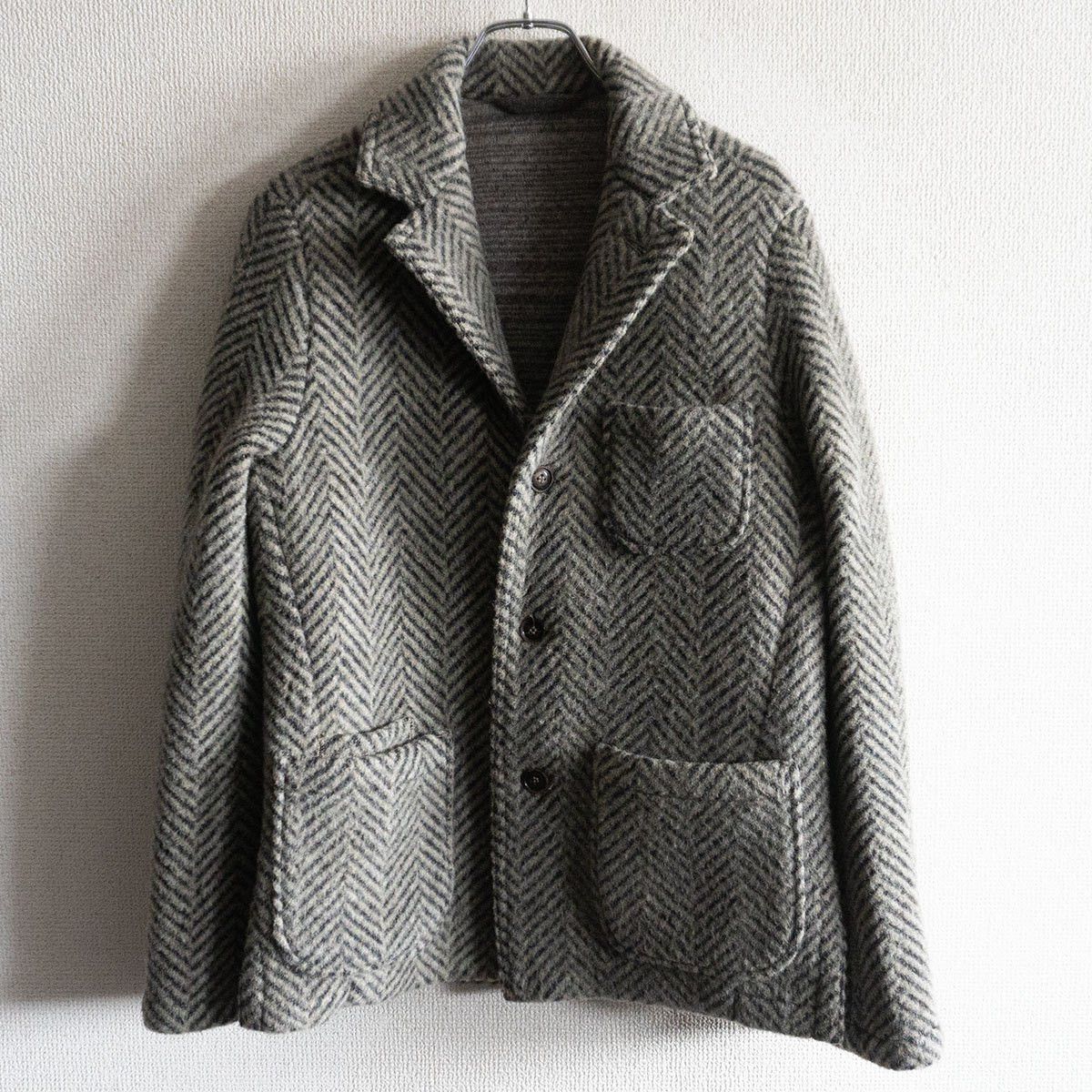 45rpm 45R Wool Herringbone Tweed Jacket Size M Size US M / EU 48-50 / 2 - 1 Thumbnail