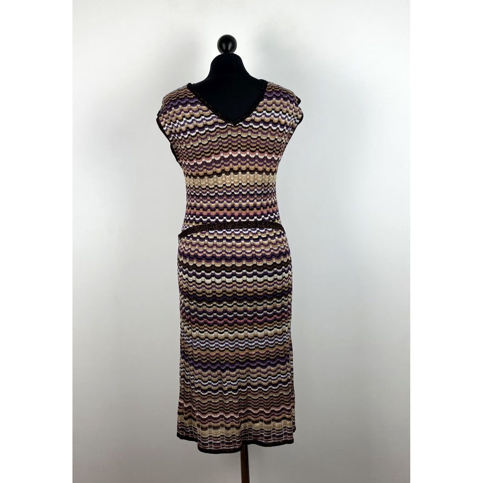 Missoni Missoni XS Womens Dress A-Line Midi Multicoloured Lindex Missoni XS Dress Womens Size XS / US 0-2 / IT 36-38 - 3 Thumbnail