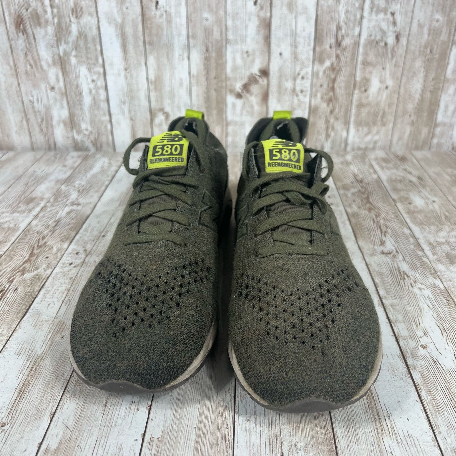 New Balance New balance 580 reengineered olive Green Mens 10.5 Size US 10.5 / EU 43-44 - 4 Thumbnail