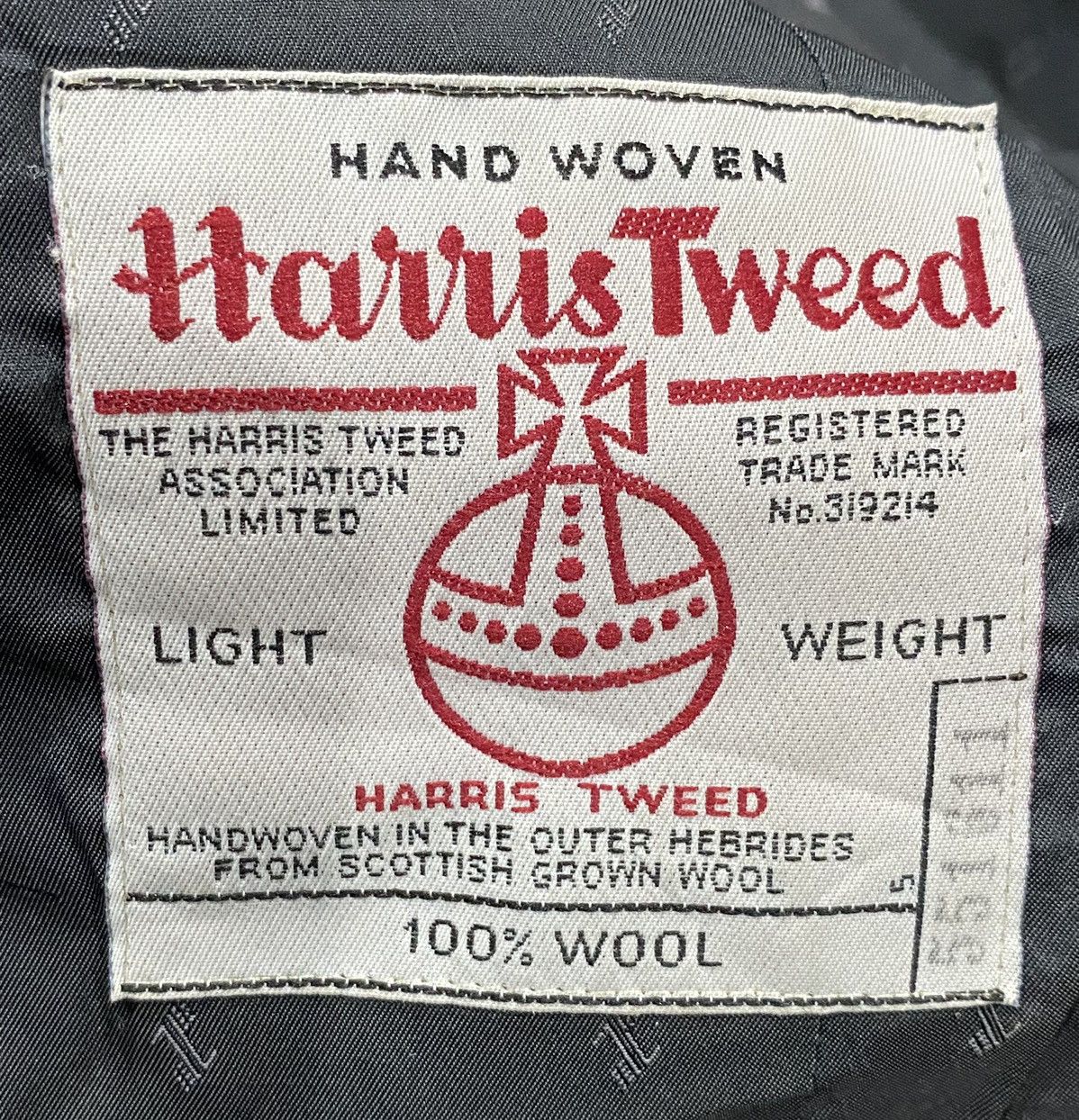 Harris Tweed Vintage HARISS TWEED Tailor Man Wool Blazer Size 38R - 15 Thumbnail