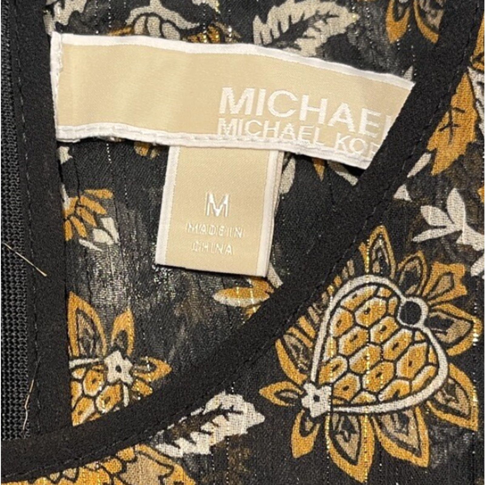 Michael Kors Michael Kors Dress Size Medium Block Floral Size M / US 6-8 / IT 42-44 - 4 Thumbnail